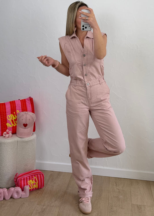 Combi-pantalon LÉA Rose