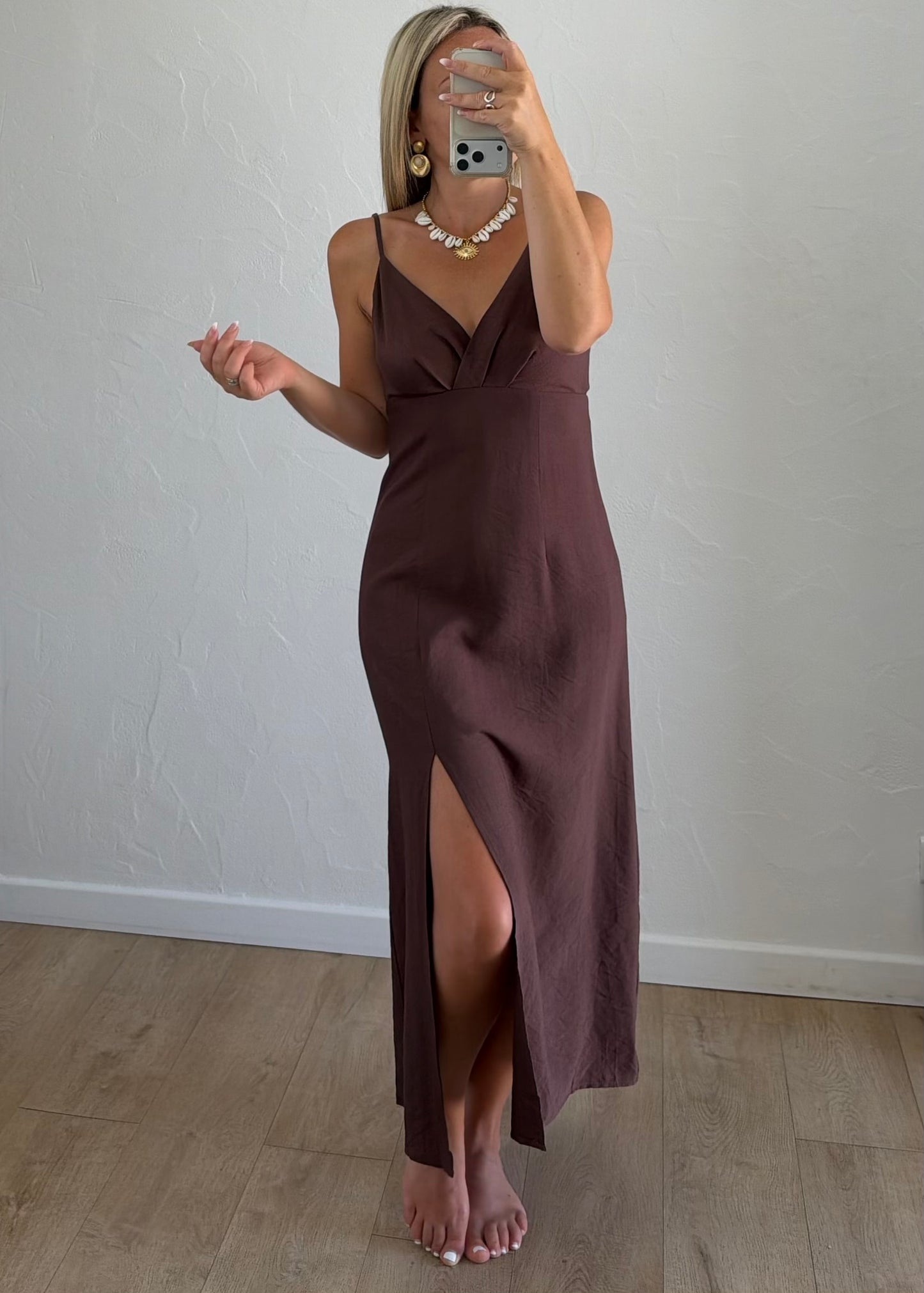 Robe FAUSTINE Choco