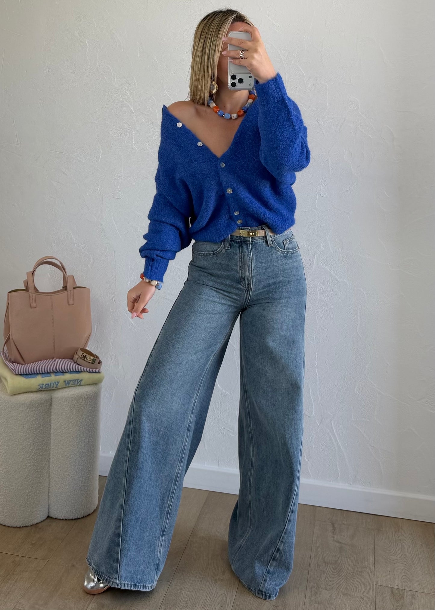 Gilet MARINA Bleu Électrique