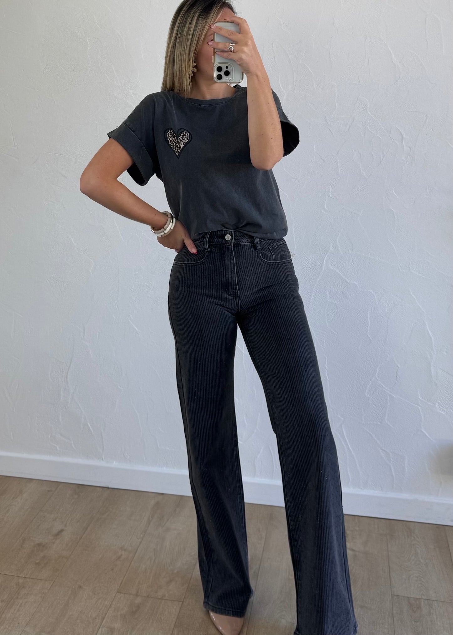 Jean MIREANNE Rayures Gris