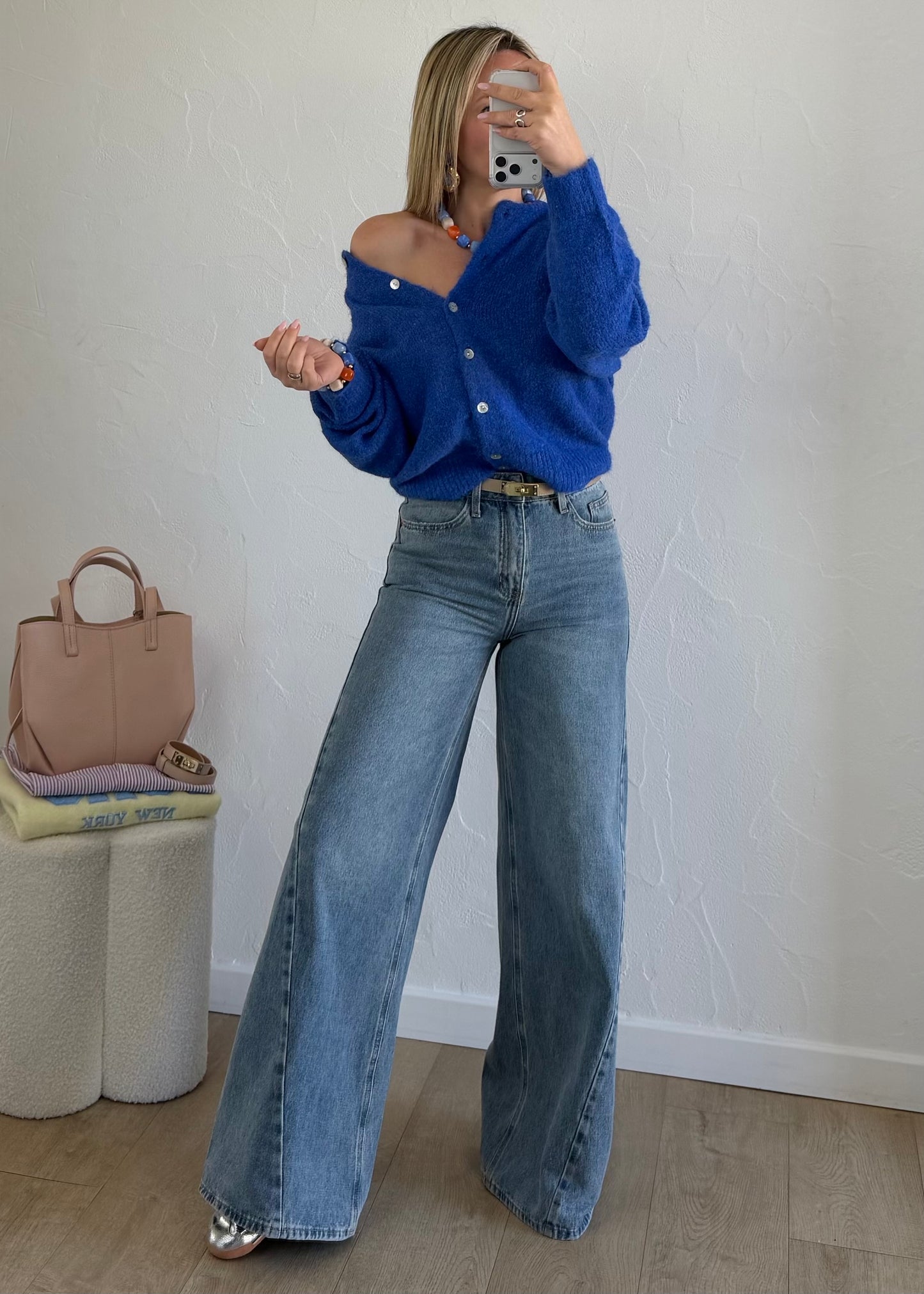 Gilet MARINA Bleu Électrique