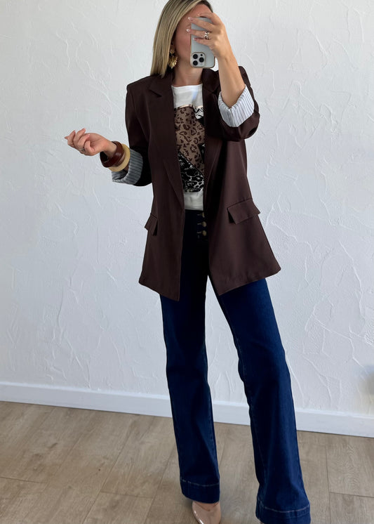 Blazer ROSY Marron