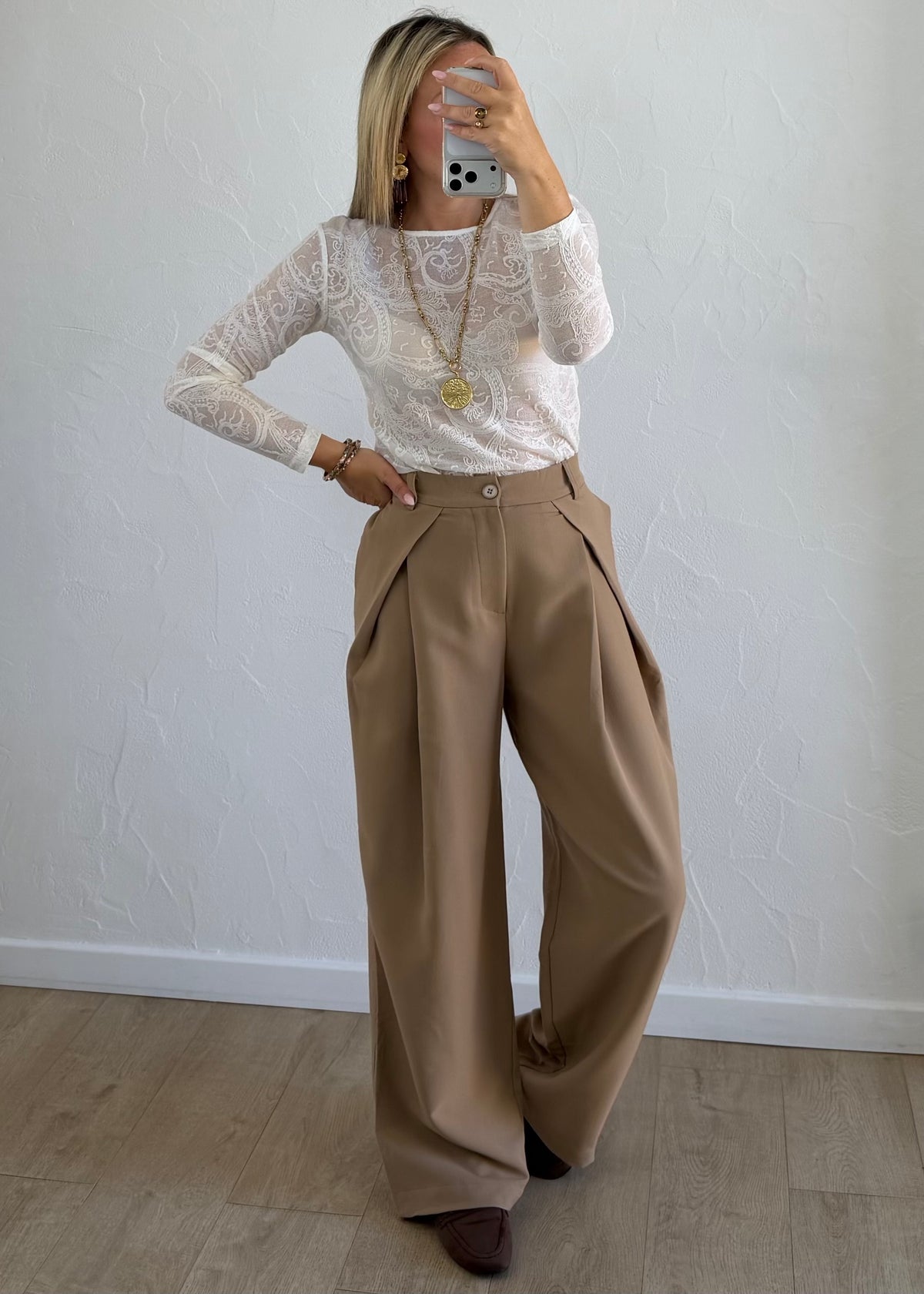Pantalon Jason camel