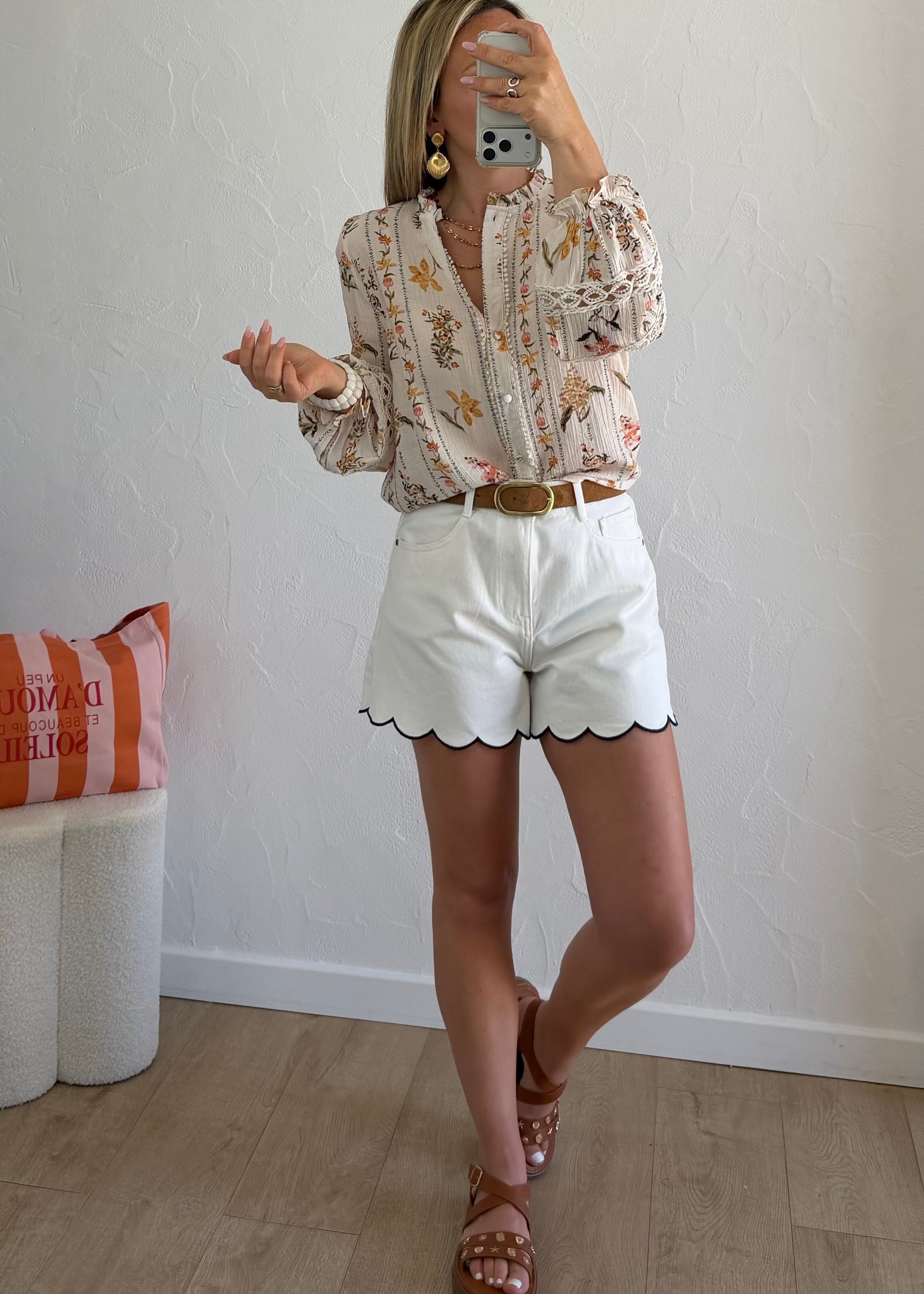 Chemisier BIANCA Jaune