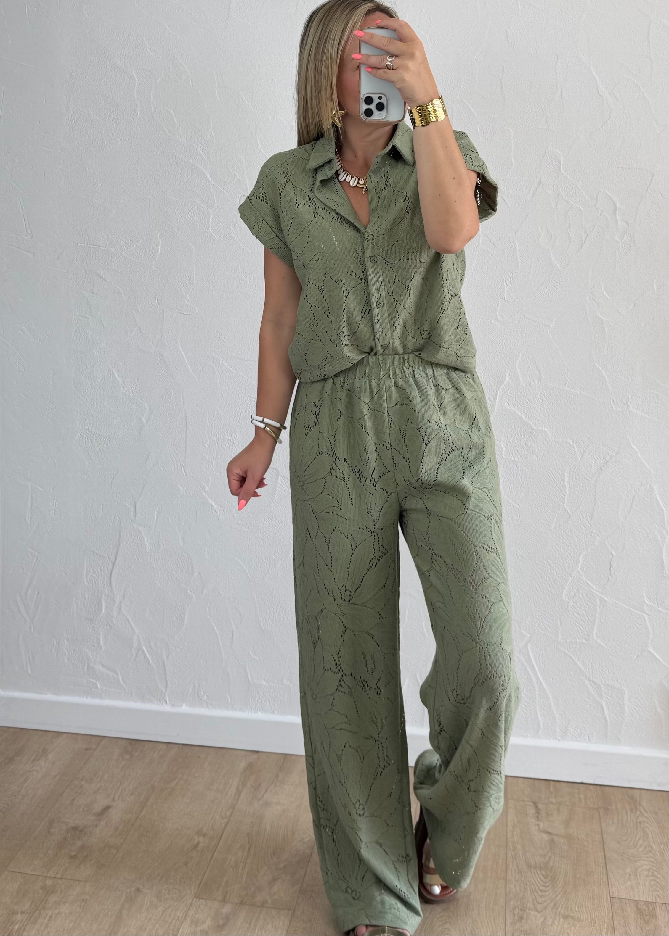 Pantalon Pauline Kaki