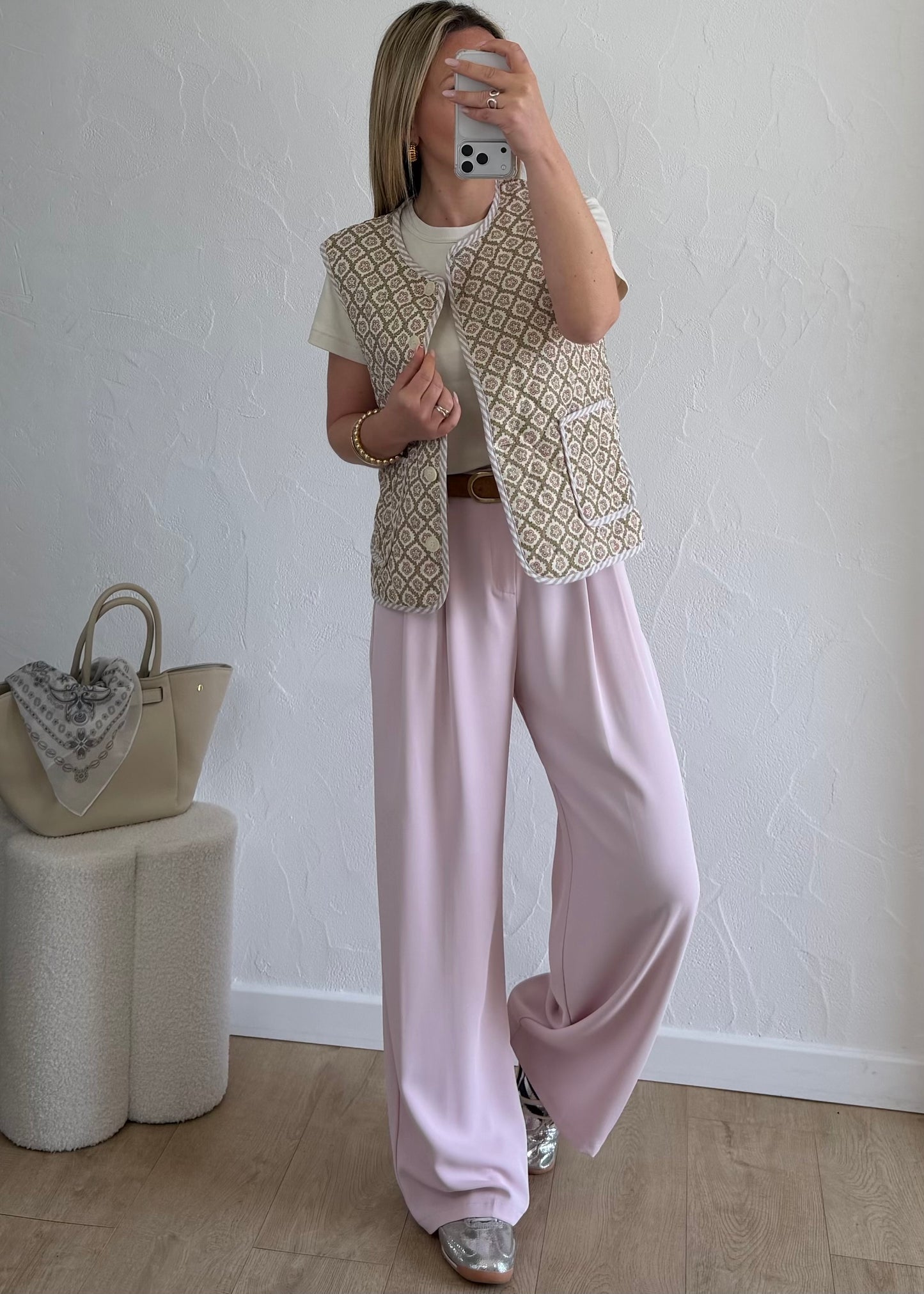 Pantalon JADE Rose Pastel