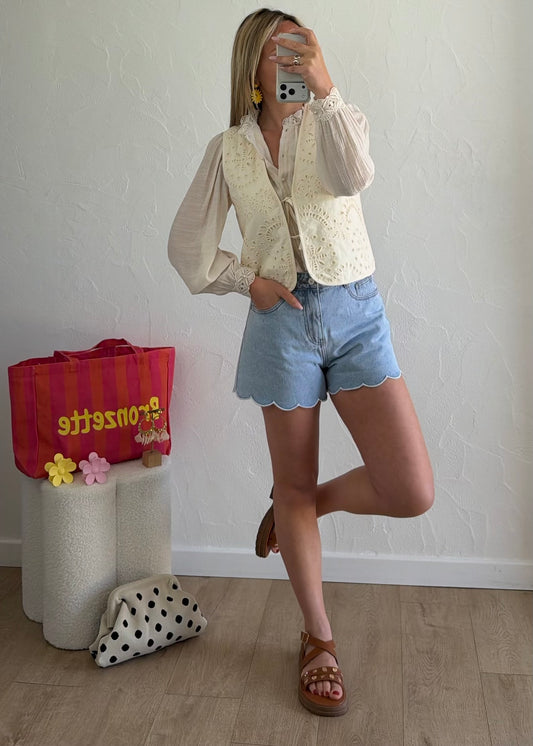 Gilet SILO Ivoire