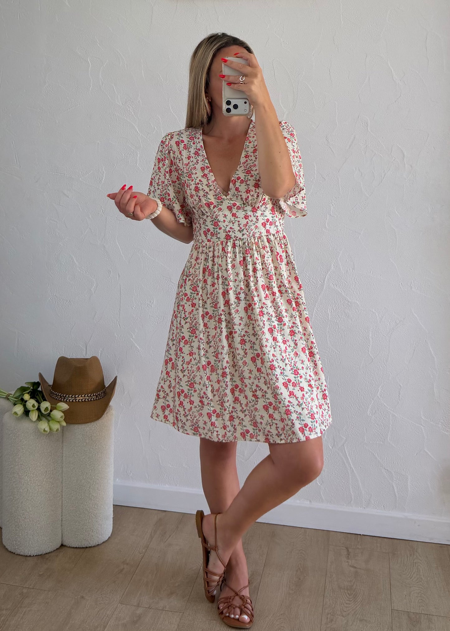 Robe KAYLA Rouge