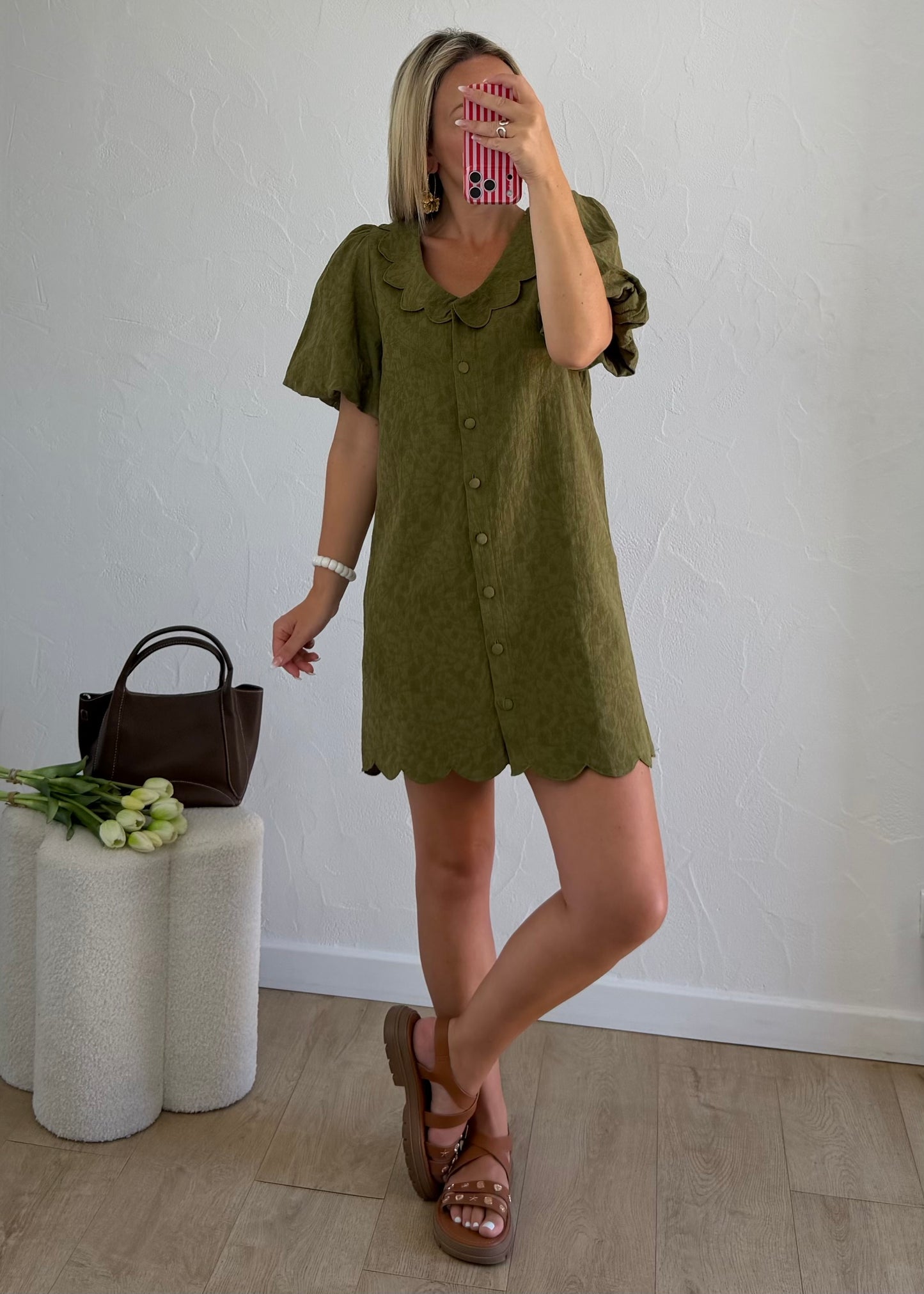 Robe ÉNORA Kaki