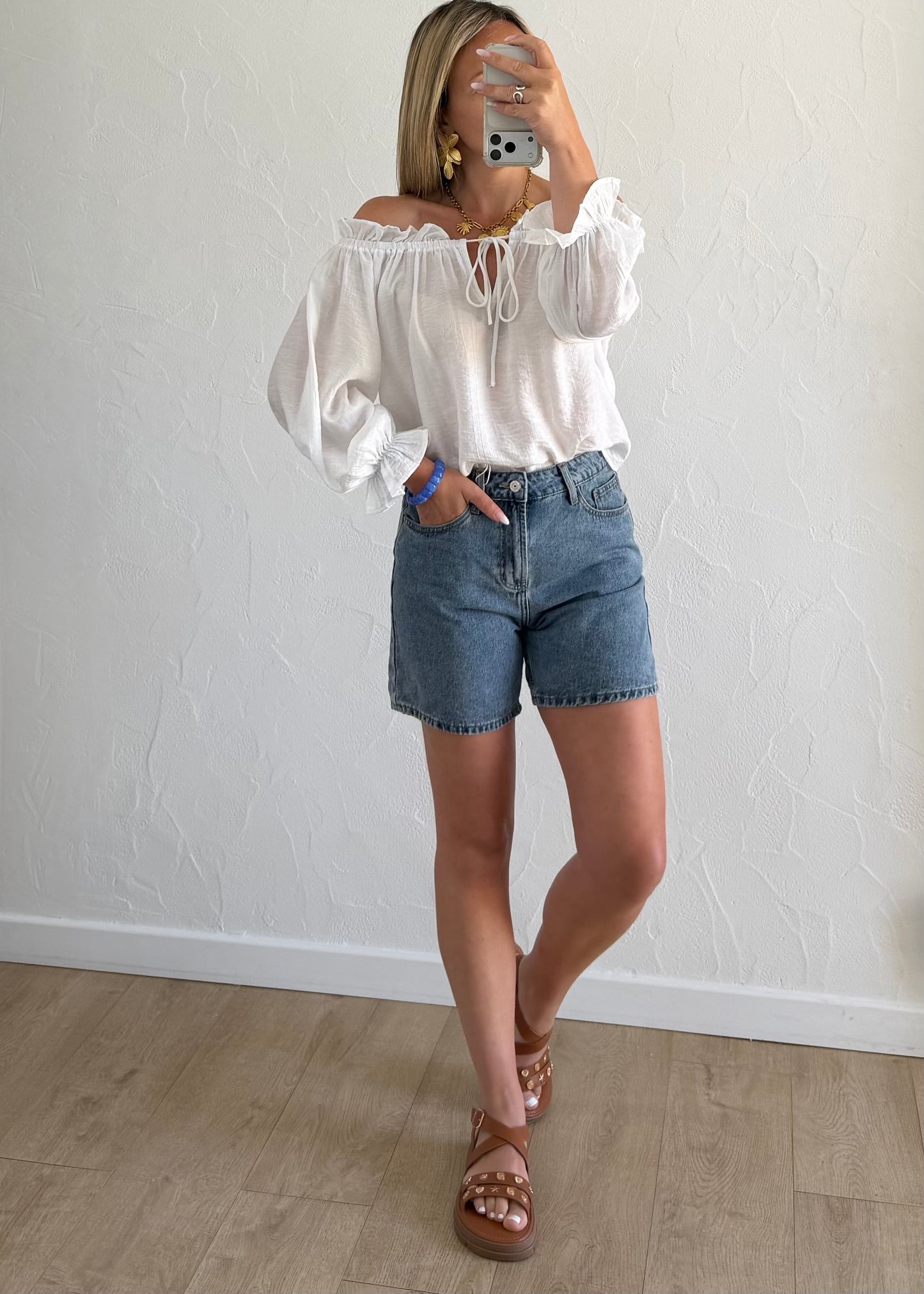 Blouse YLIANA Ecru
