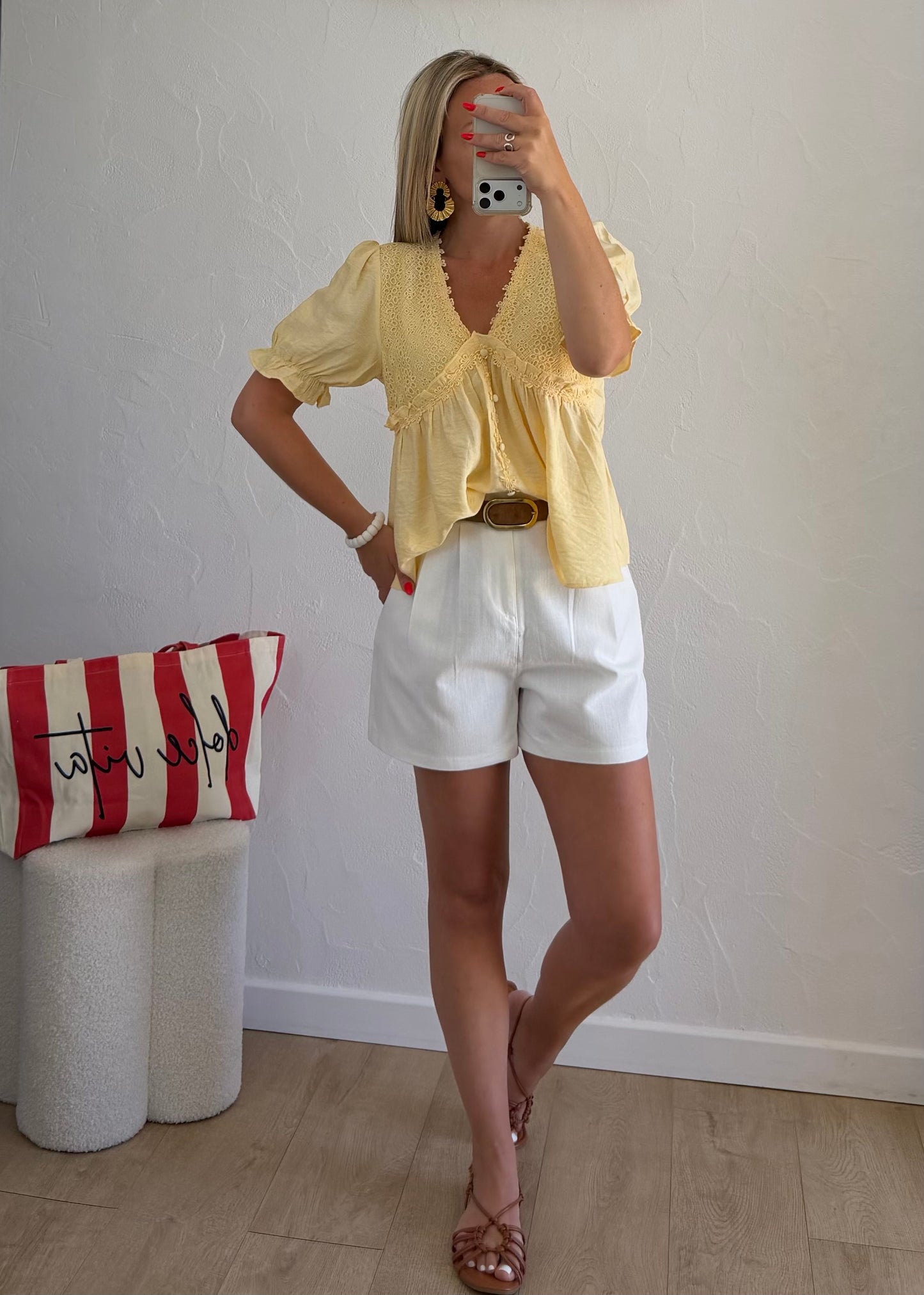 Short LOLA Blanc