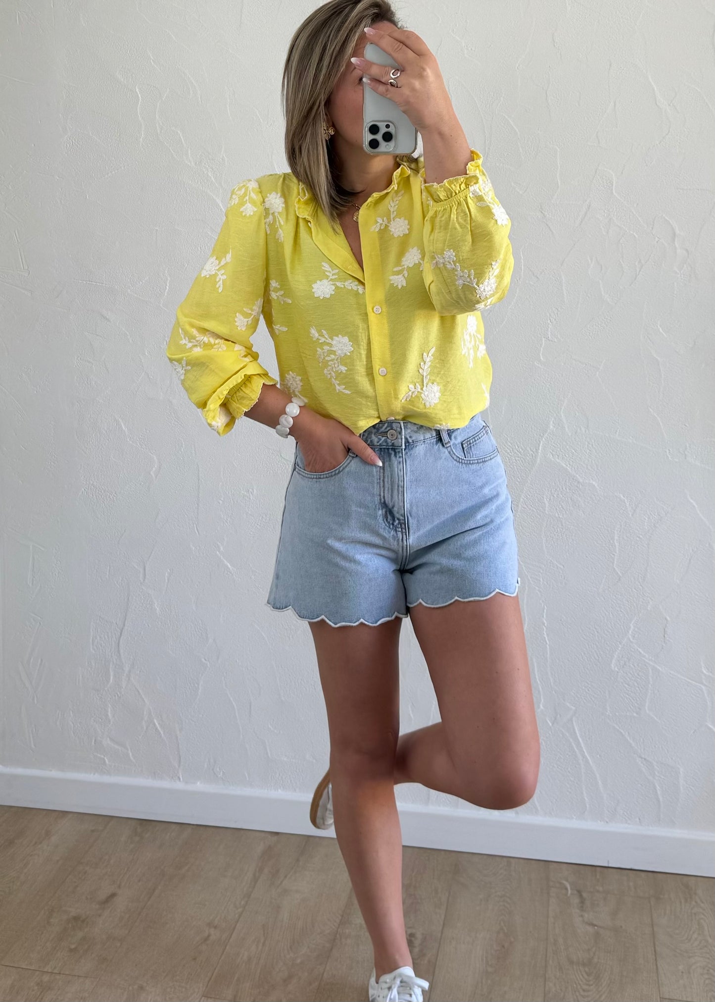 Chemisier Ambre Jaune
