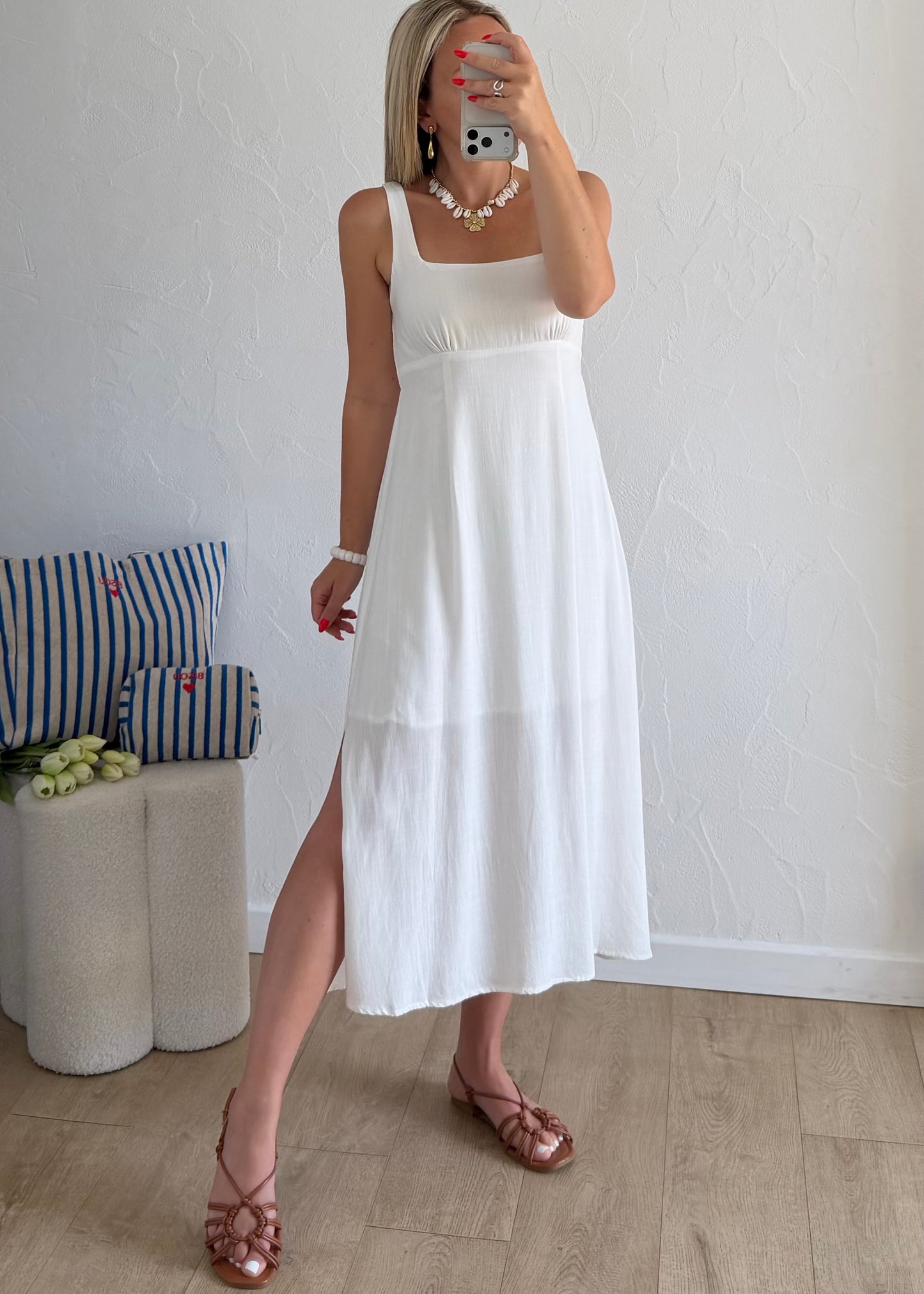 Robe CINDY Blanche