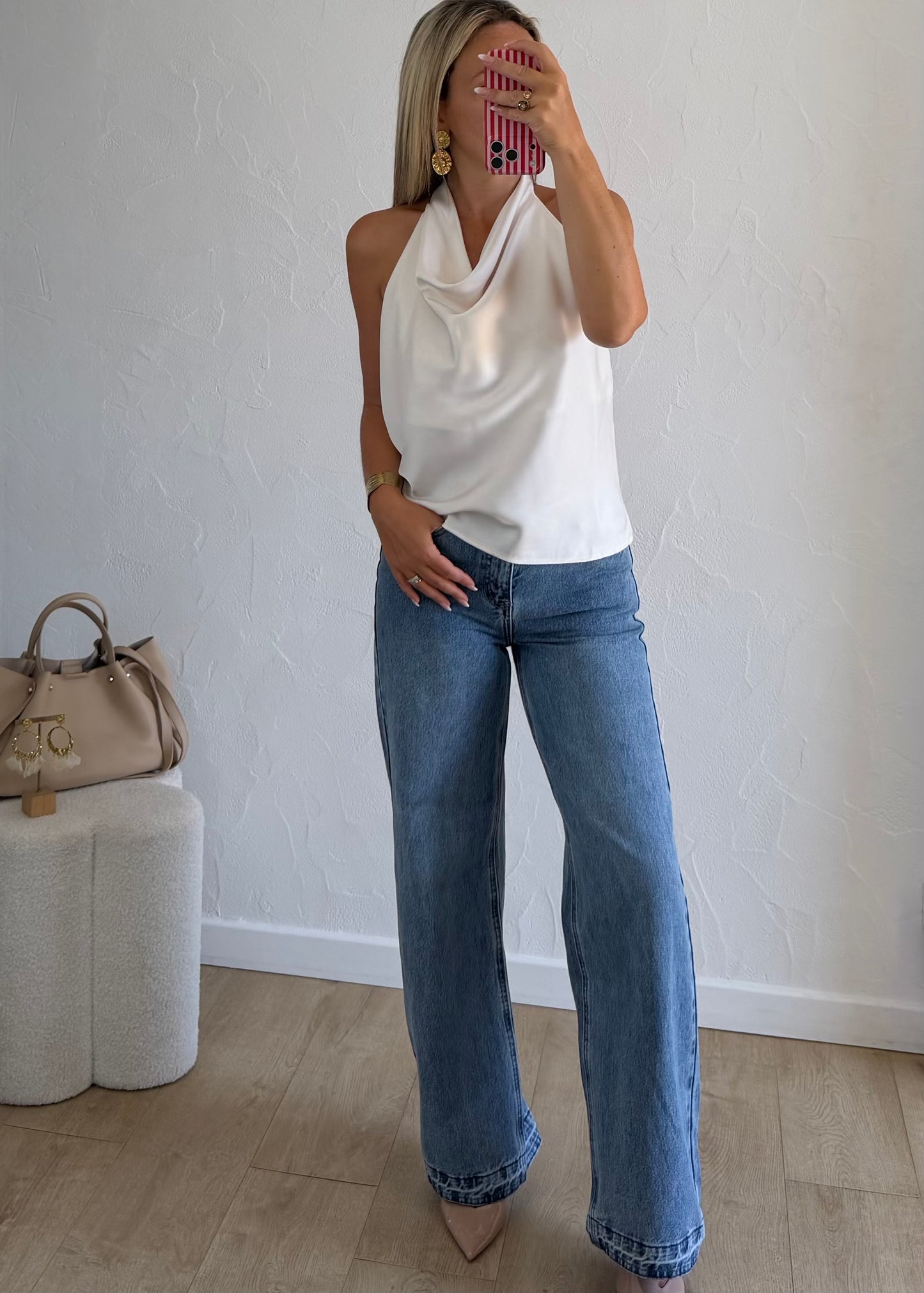 Top PAULA Beige