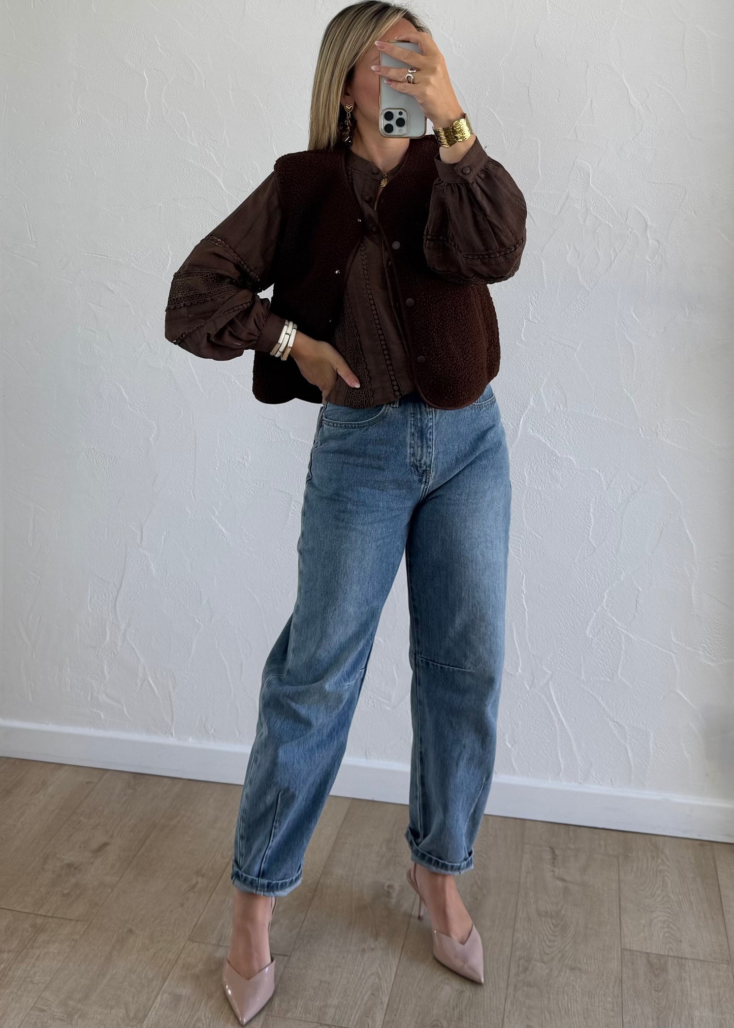 Veste LOUISE Chocolat