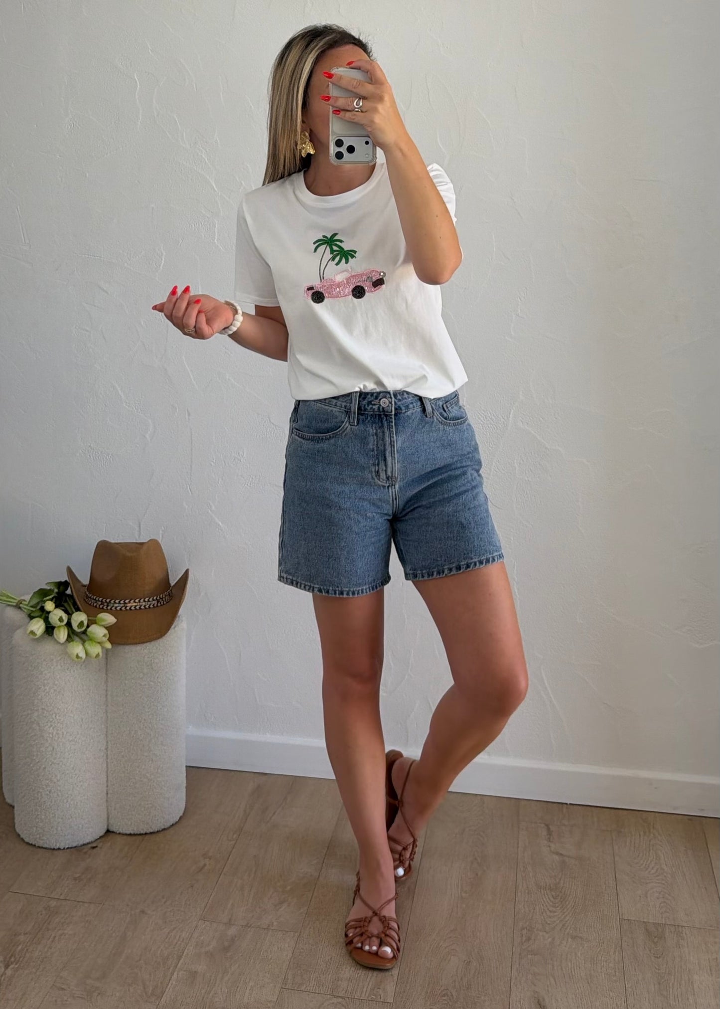 Tee-shirt « PLAGE » Blanc