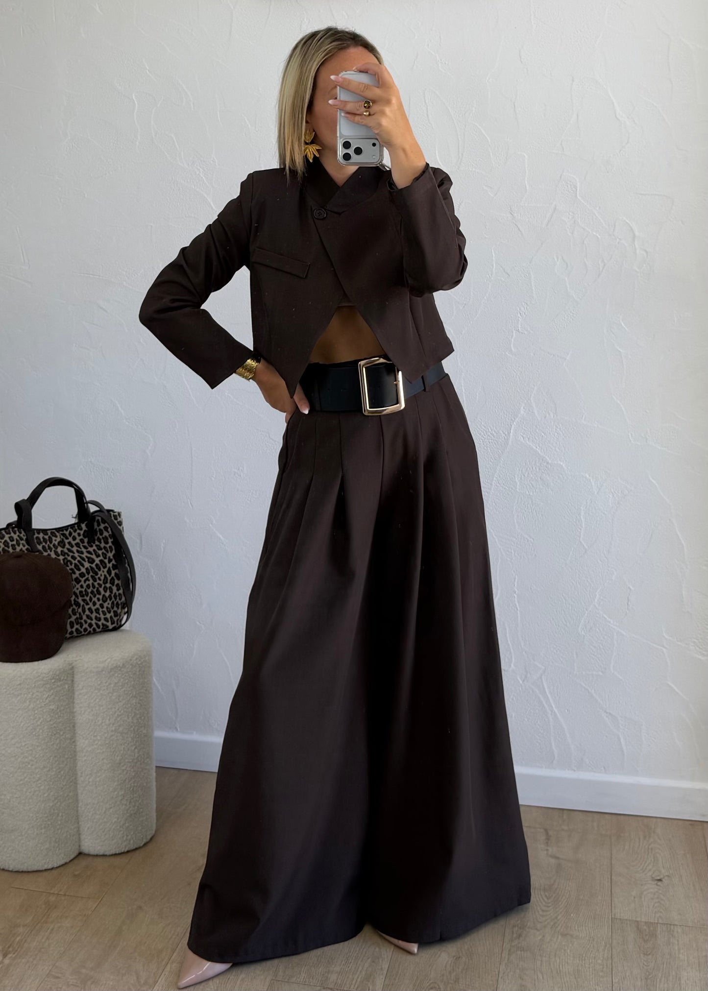 Pantalon Lunay marron