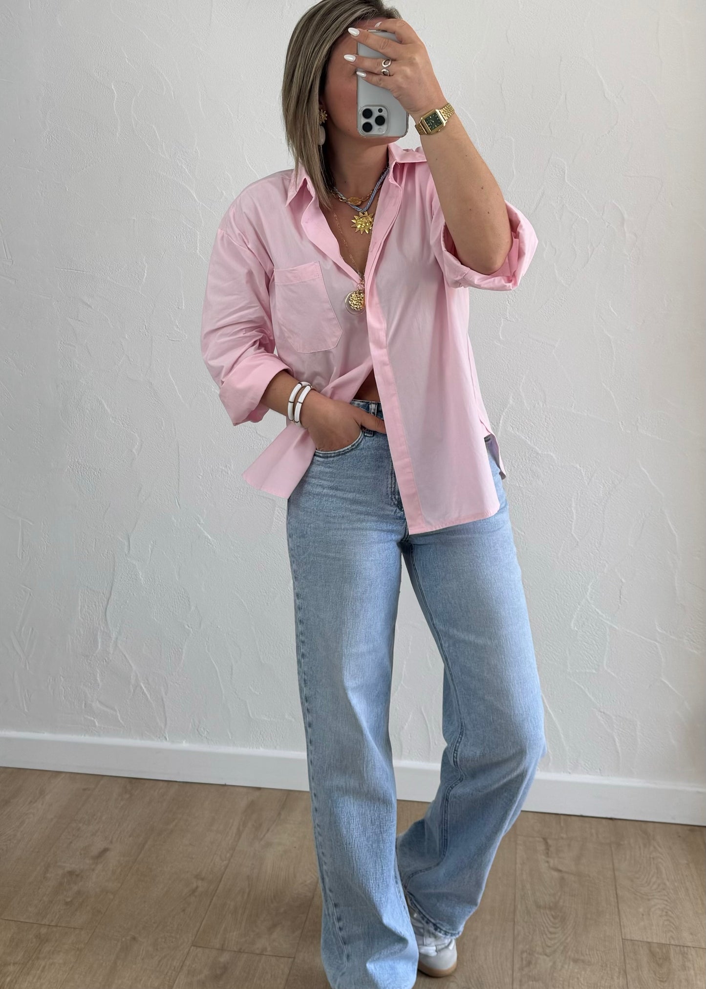 Chemise Mathilde Rose