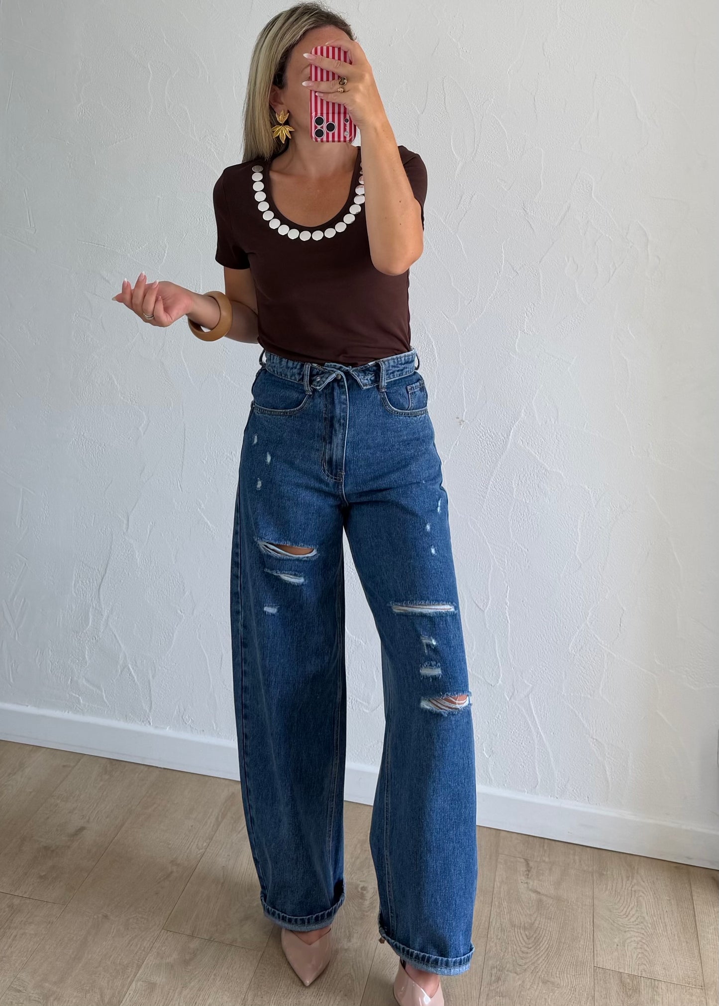 tee-shirt Milo marron