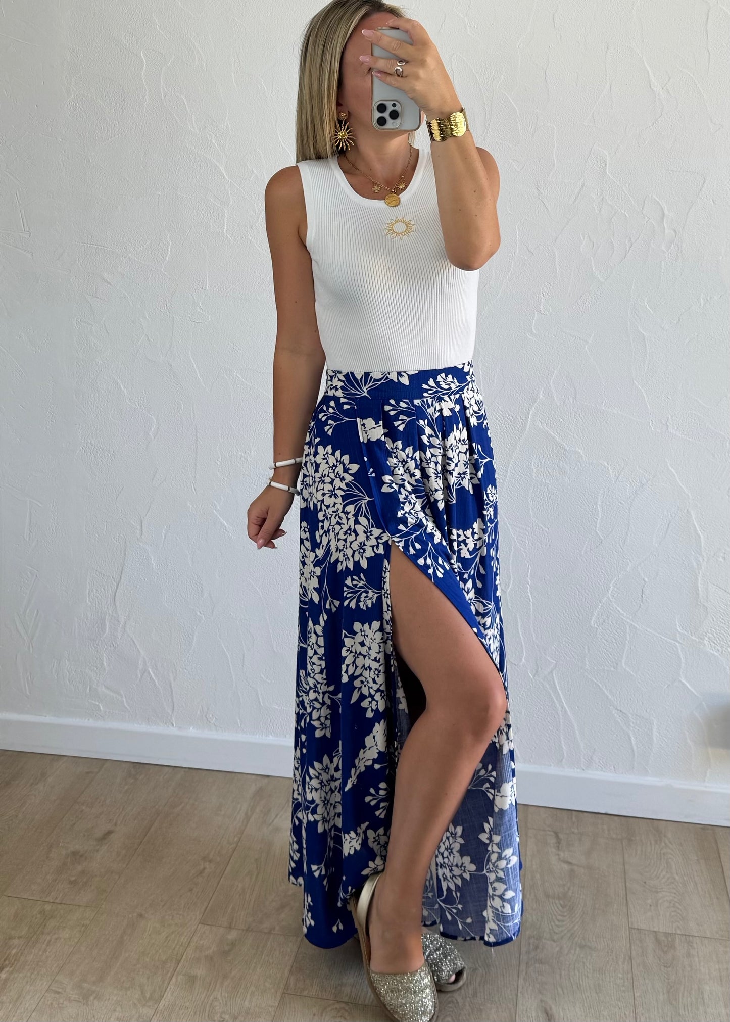 Jupe Gabrielle Bleu