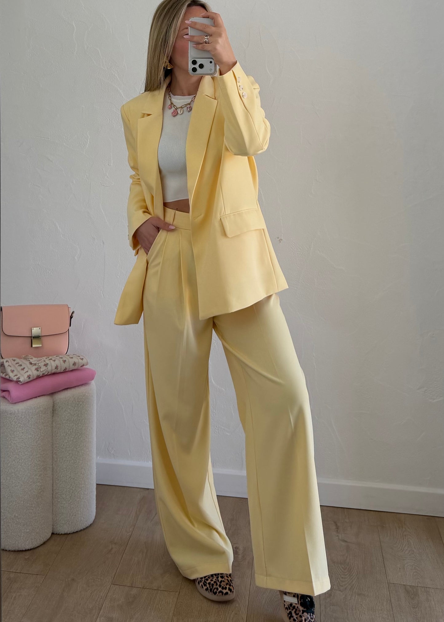 Pantalon CORALIE Jaune