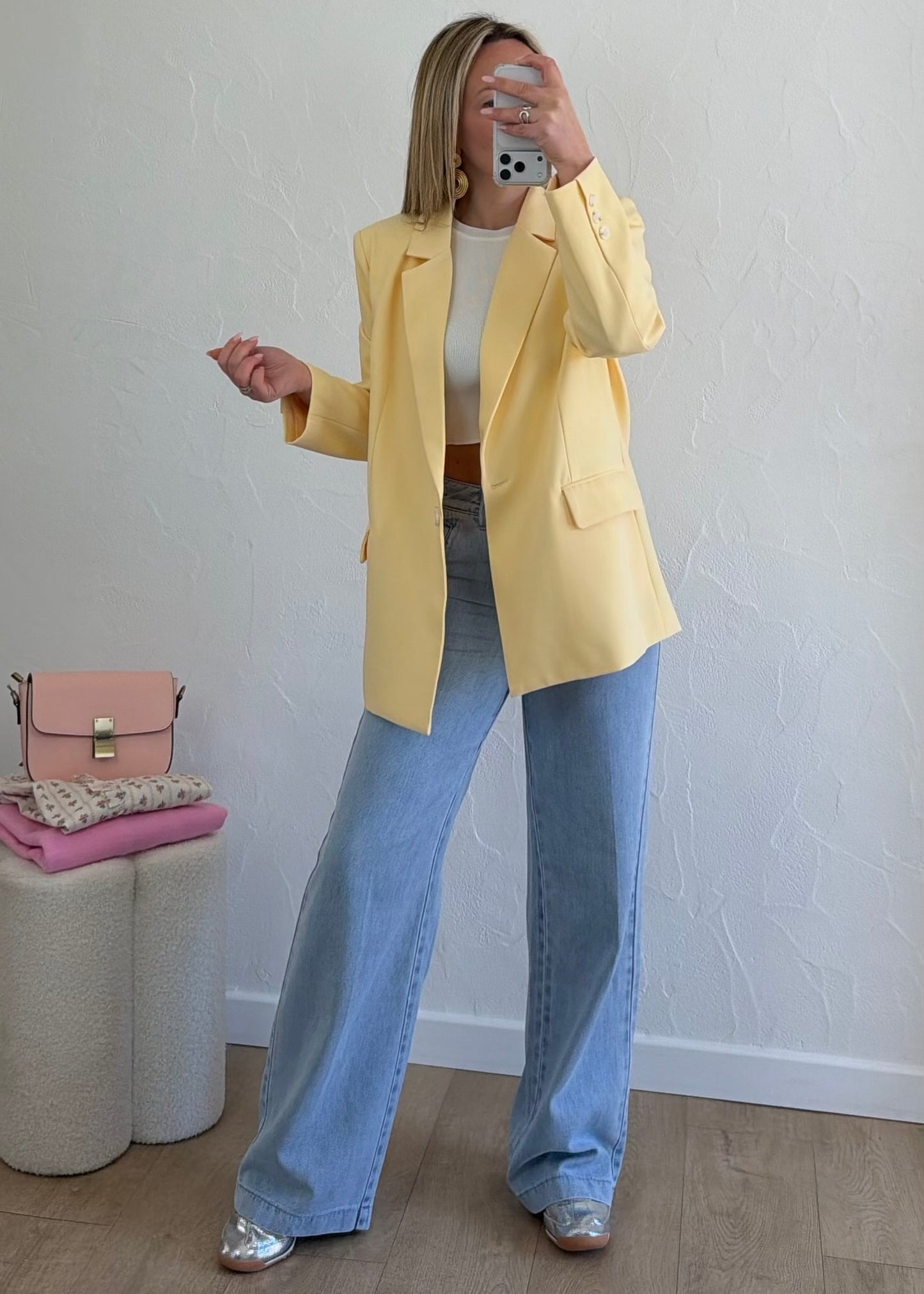 Blazer CORALIE Jaune