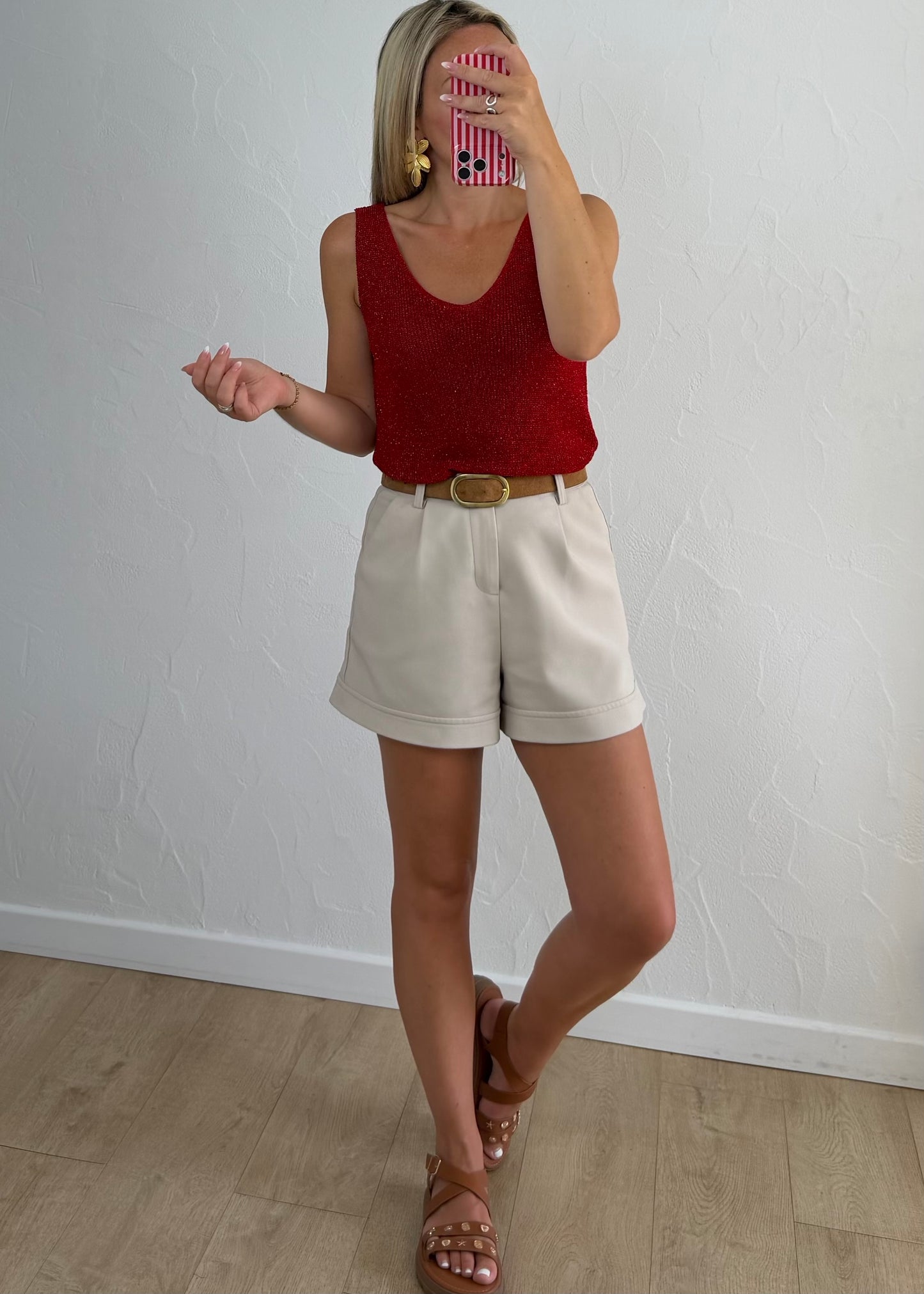 Débardeur EUGENIE Rouge