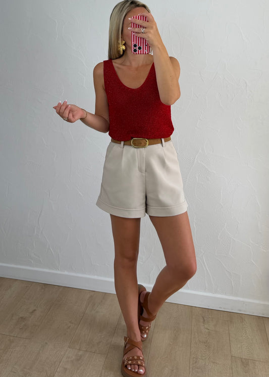 Débardeur EUGENIE Rouge