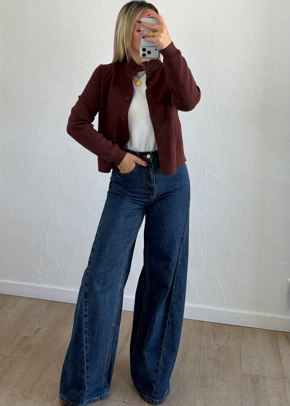 Gilet Augustin marron