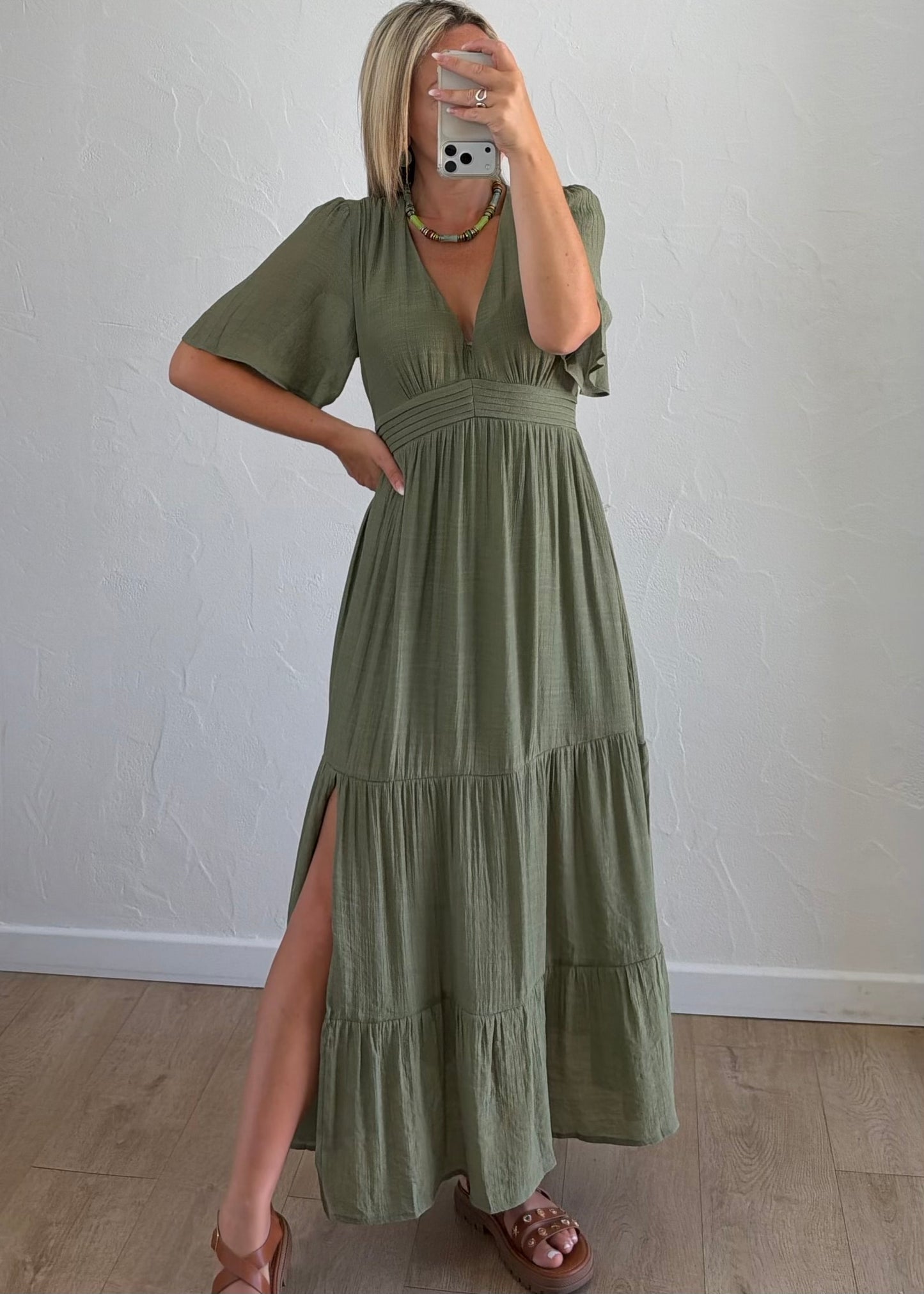 Robe LALIE Kaki