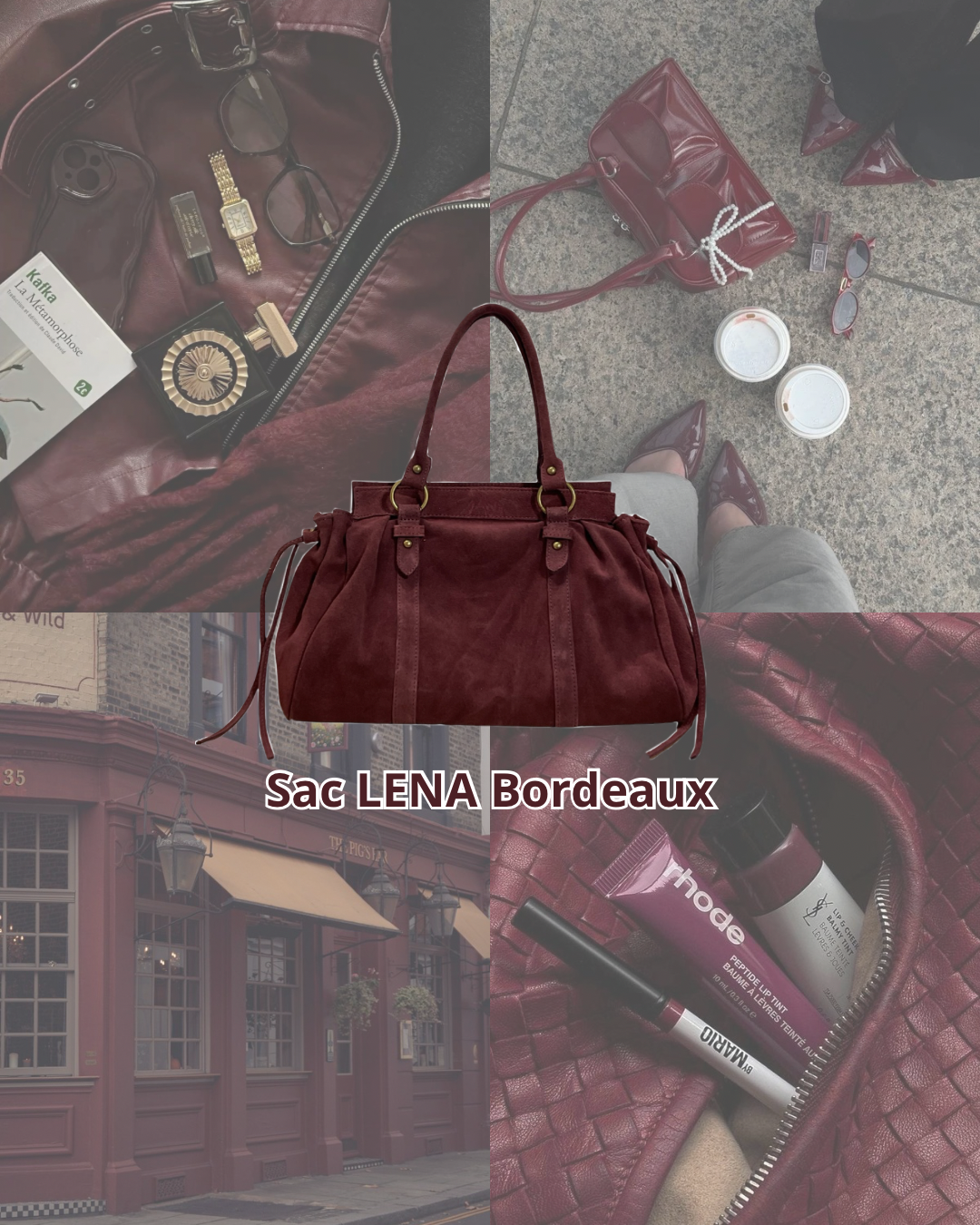 Sac LENA Bordeaux