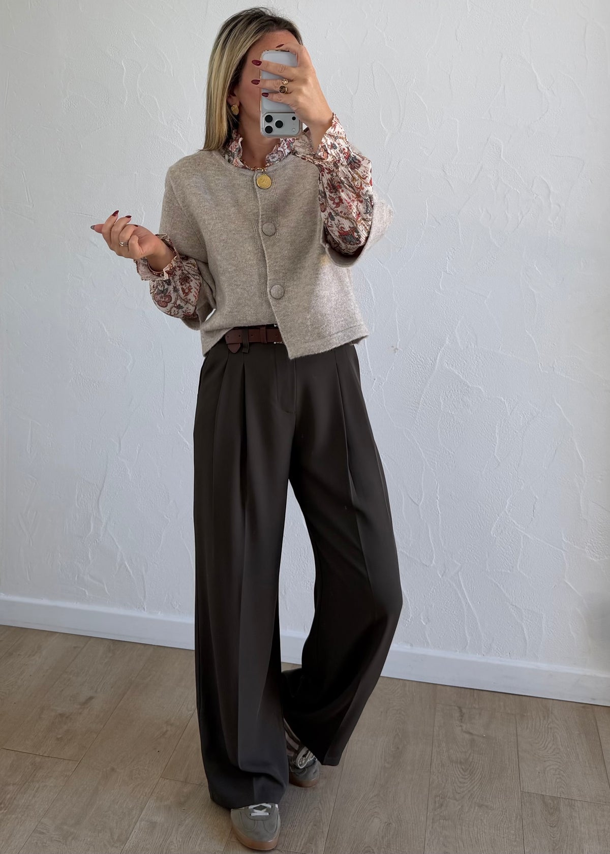 Pull Maeva taupe