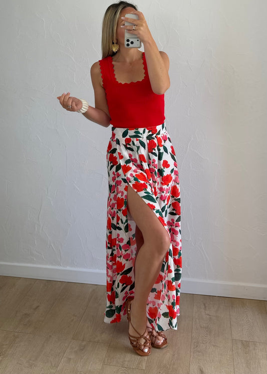 Débardeur ROMANE rouge