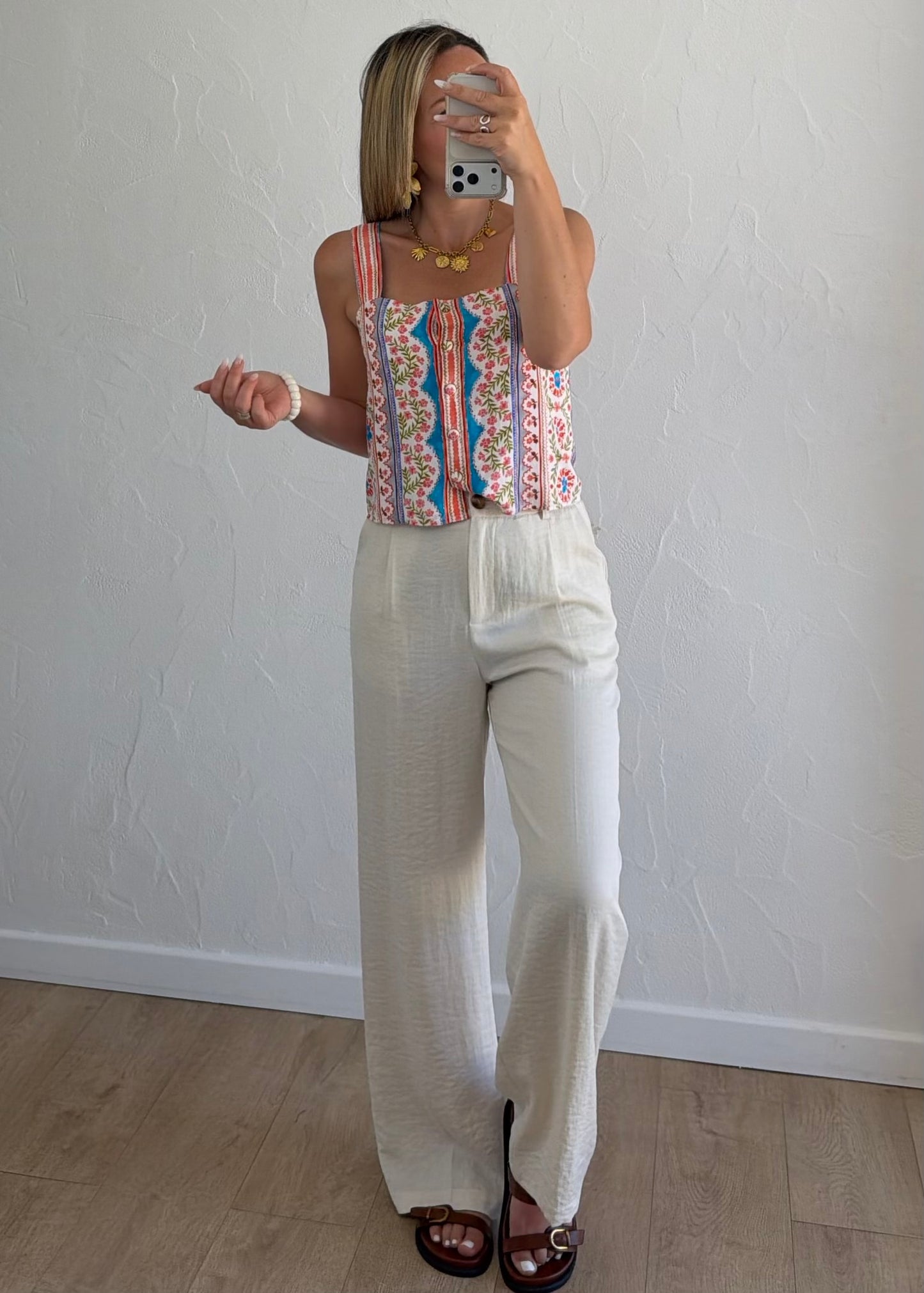 Pantalon LAURE Ivoire