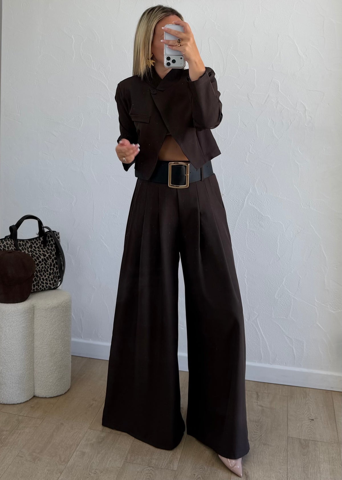 Pantalon Lunay marron