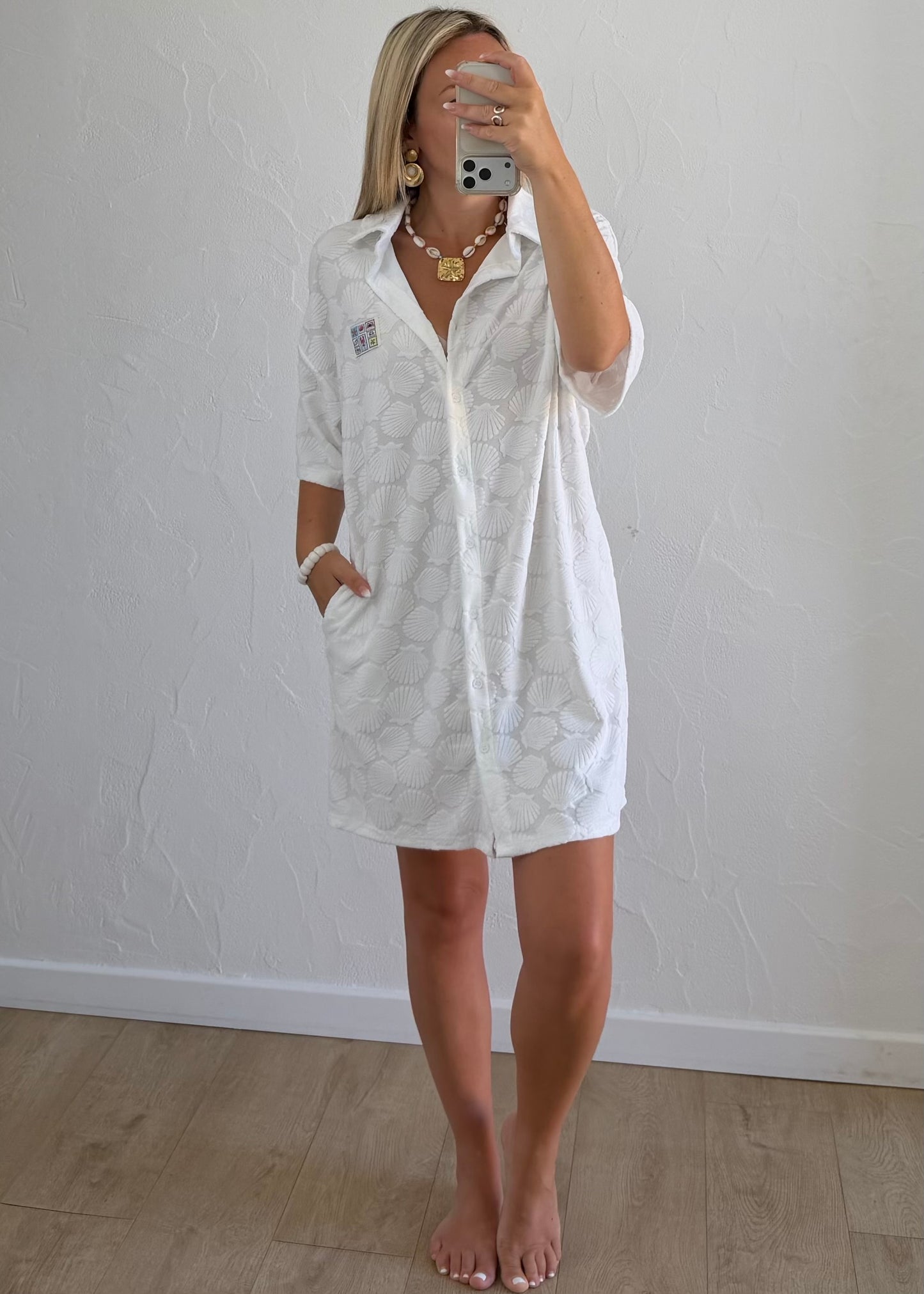 Robe ÉPONGE Blanc