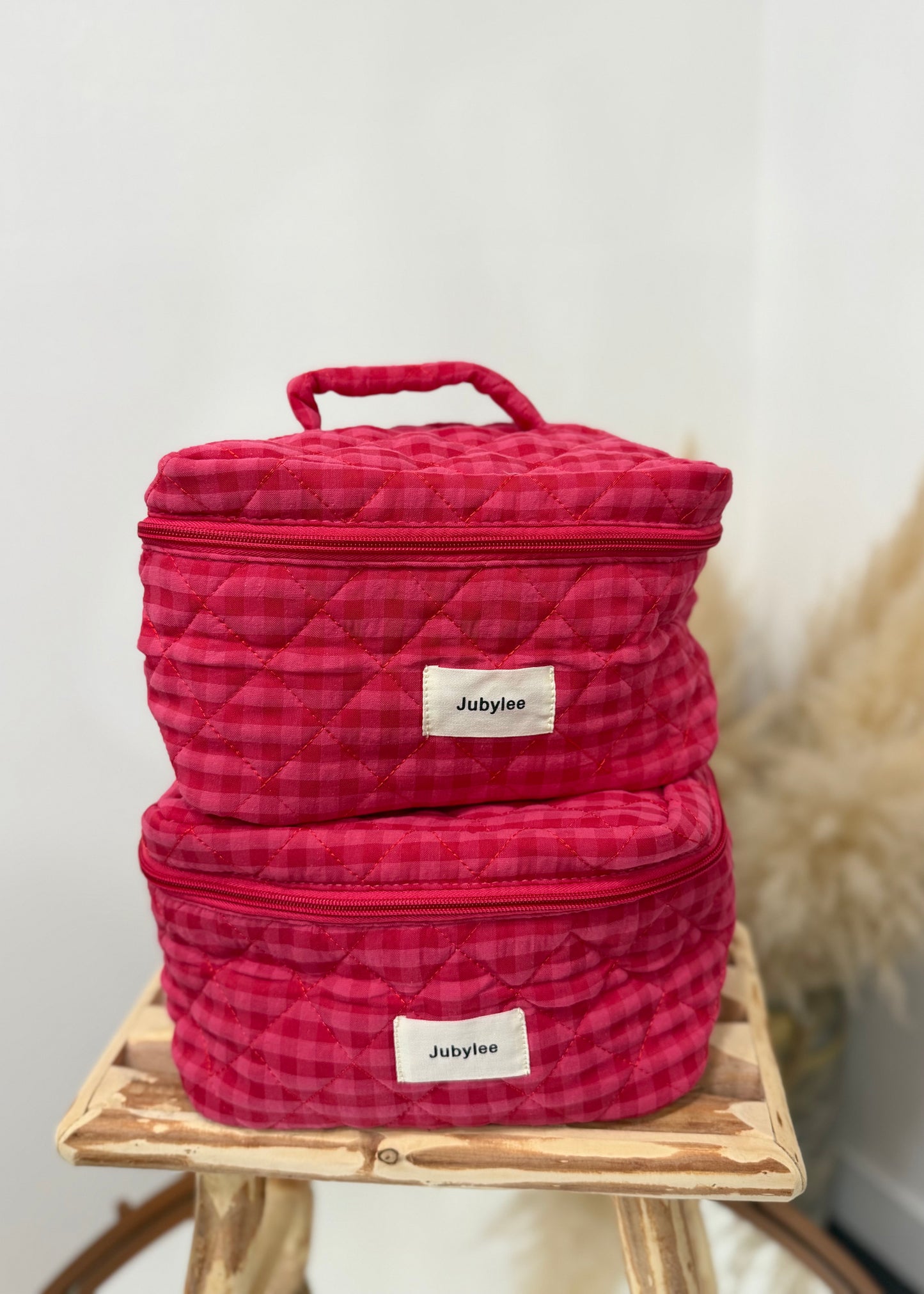 Trousse Vichy Rose