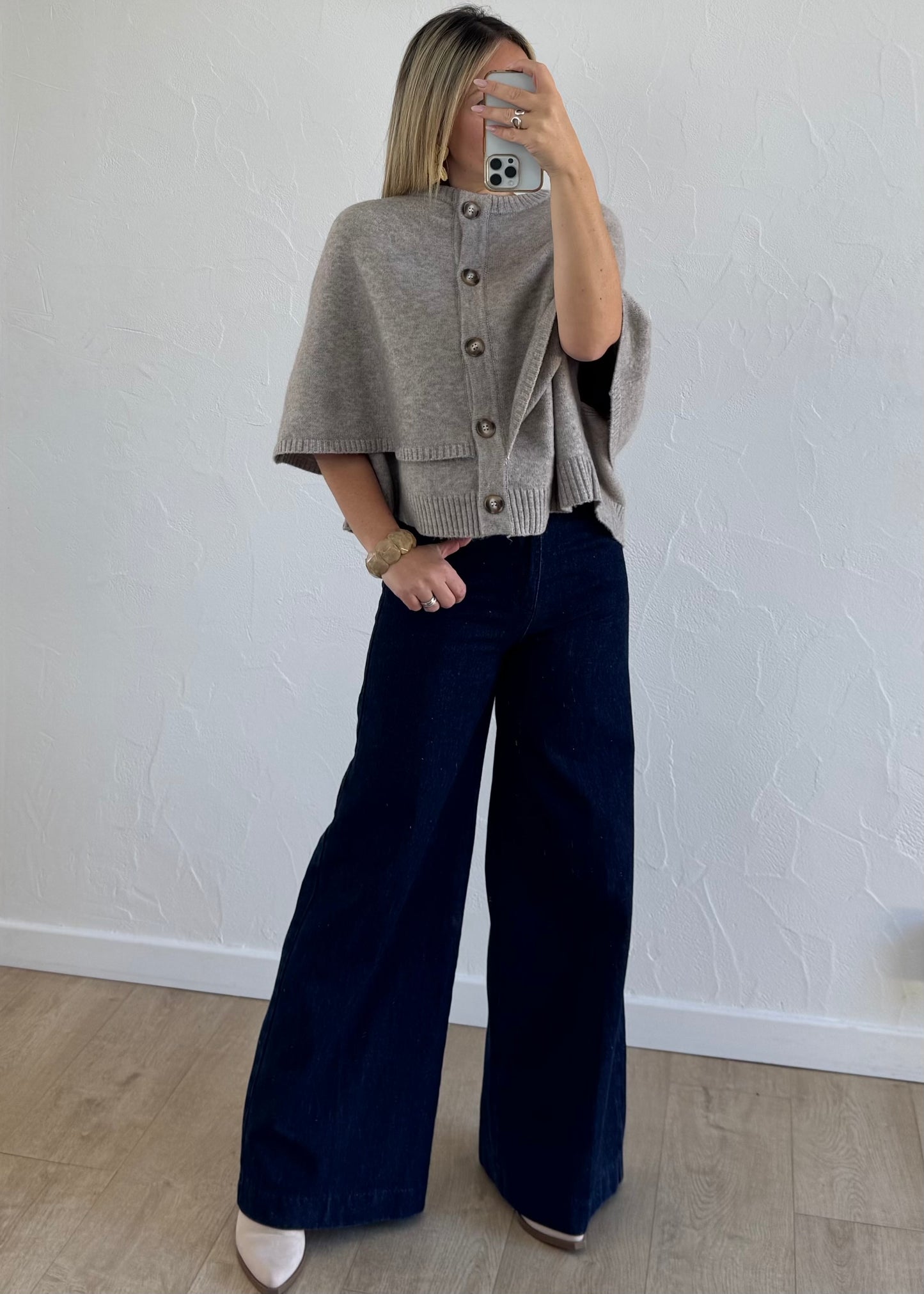 Poncho GARDÉNIA Taupe