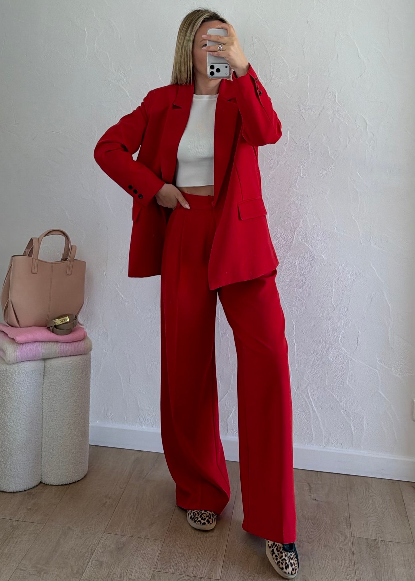 Pantalon CORALIE Rouge 💋