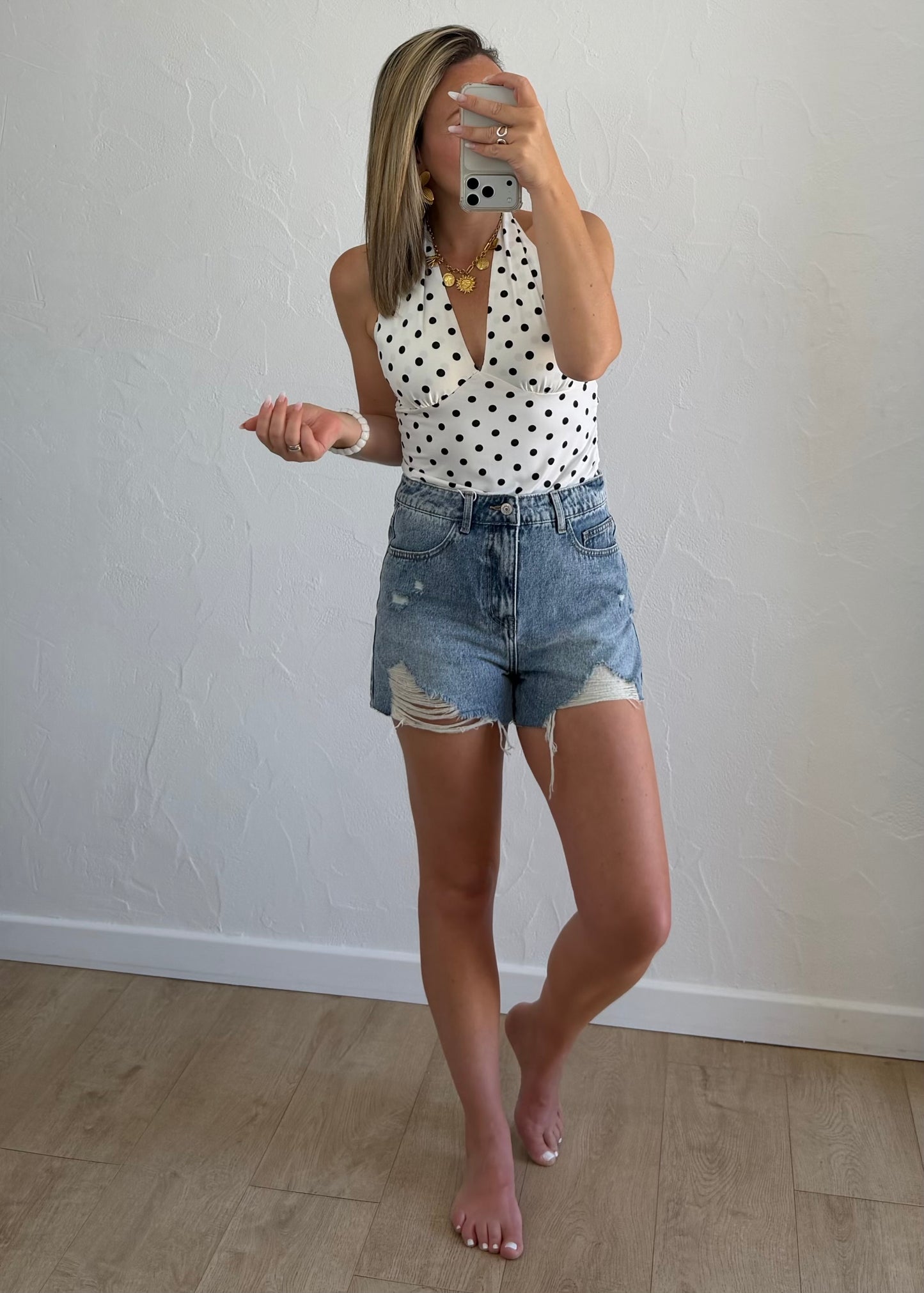 Top CECILE Blanc