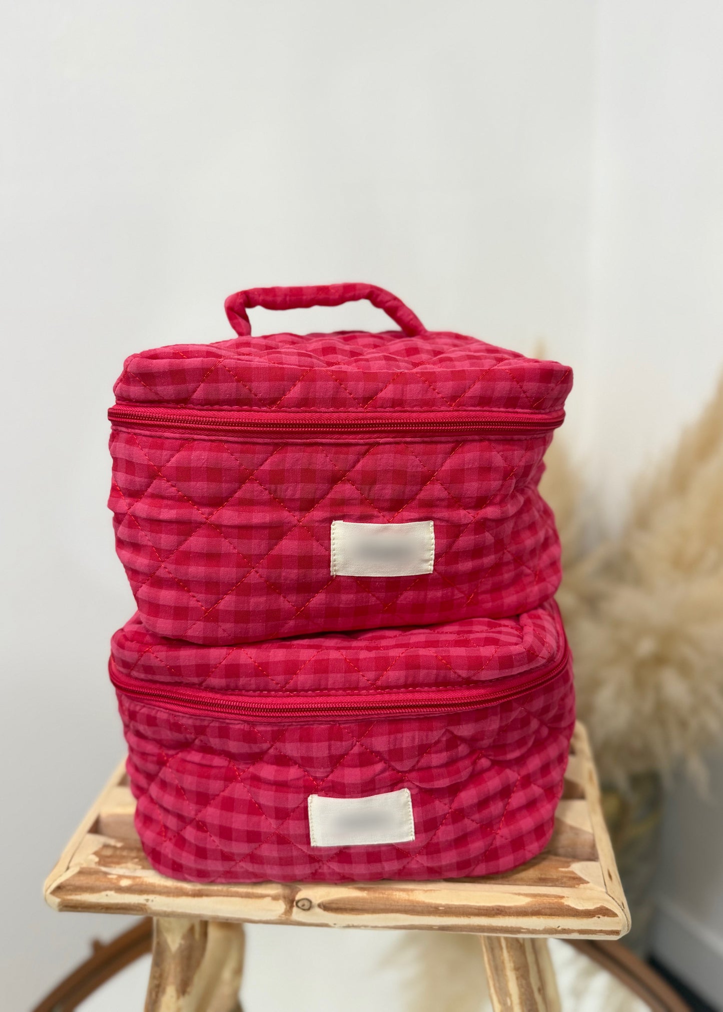 Trousse Vichy Rose