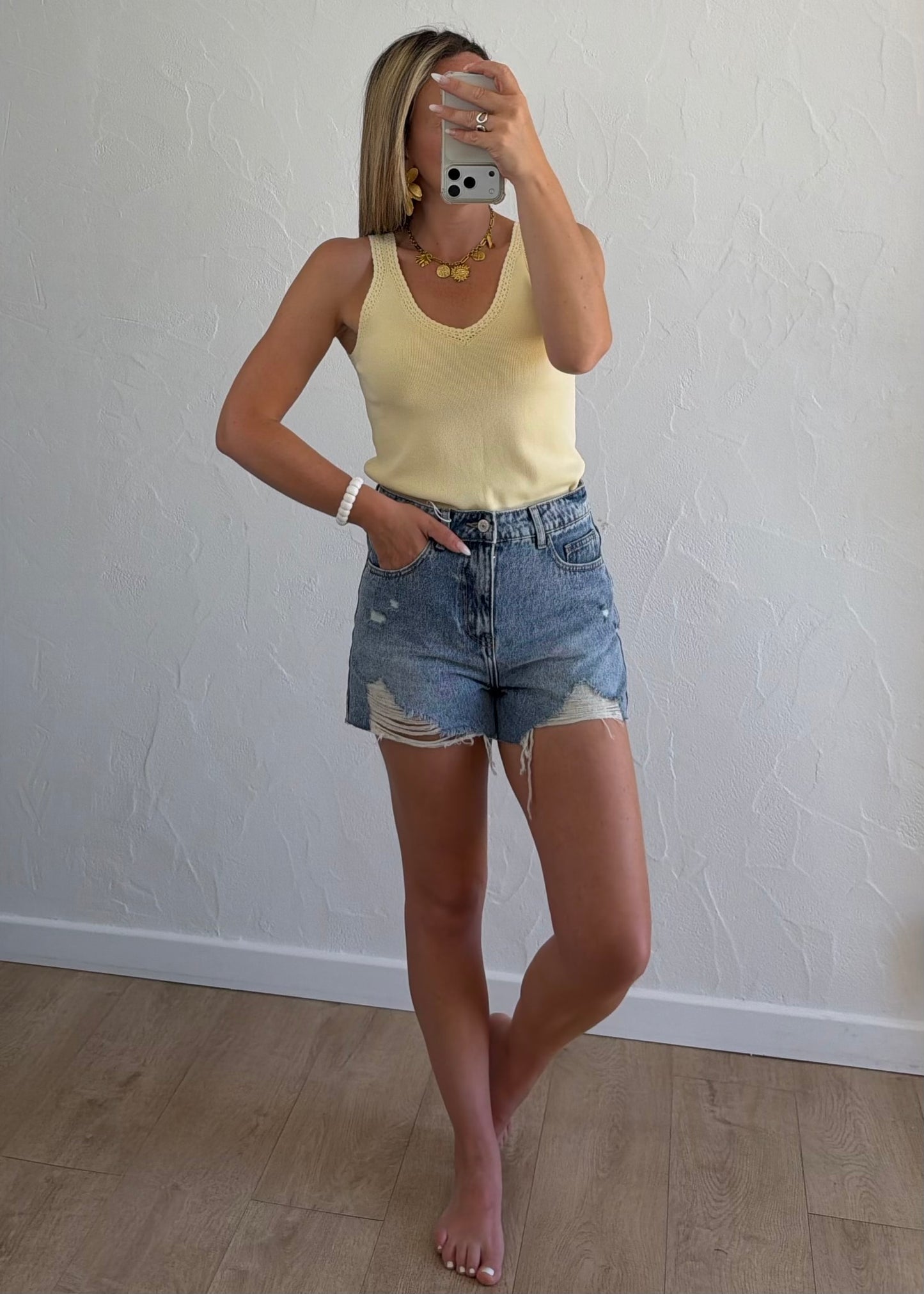 Débardeur LISE Jaune