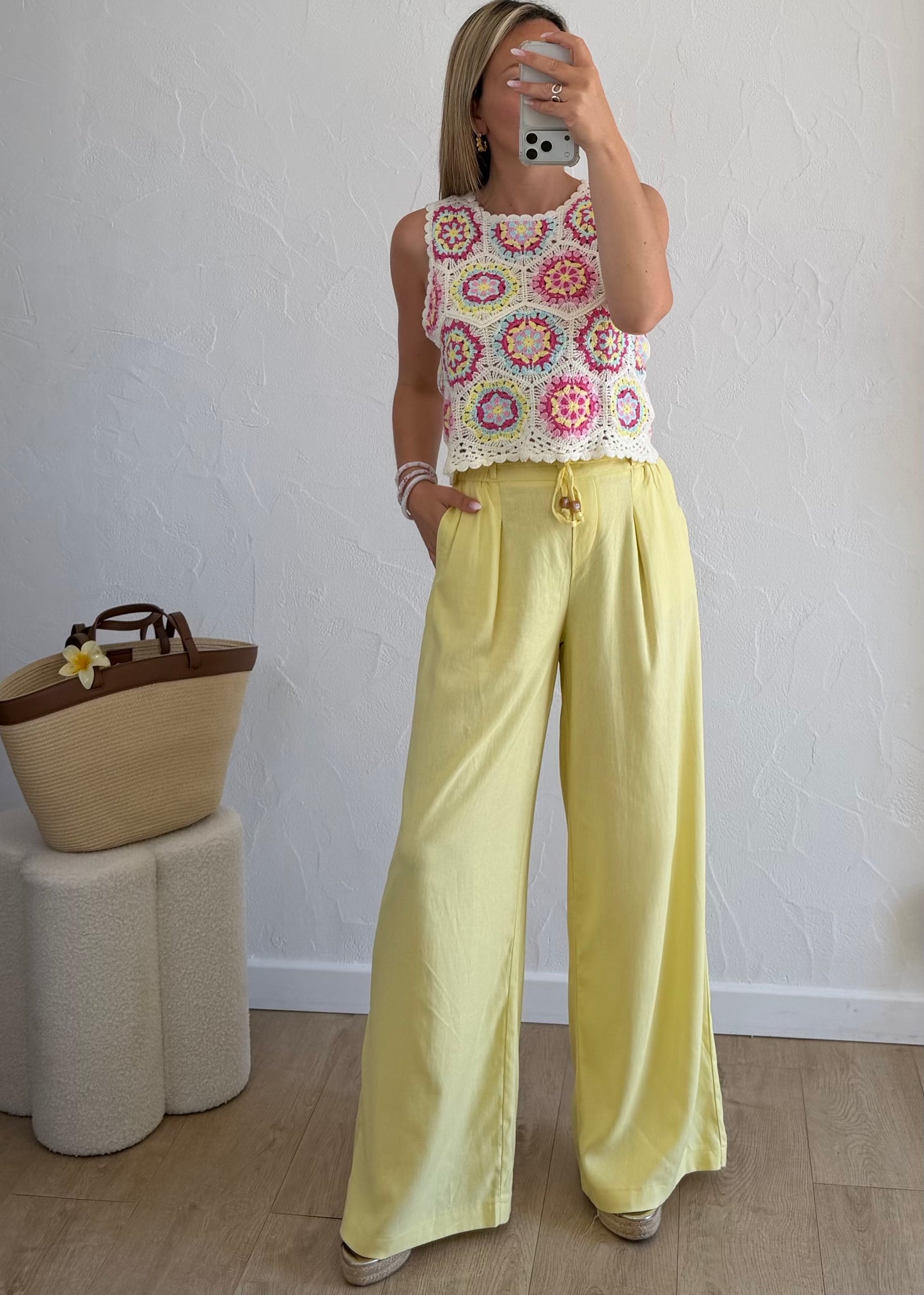 Pantalon DIANE Jaune