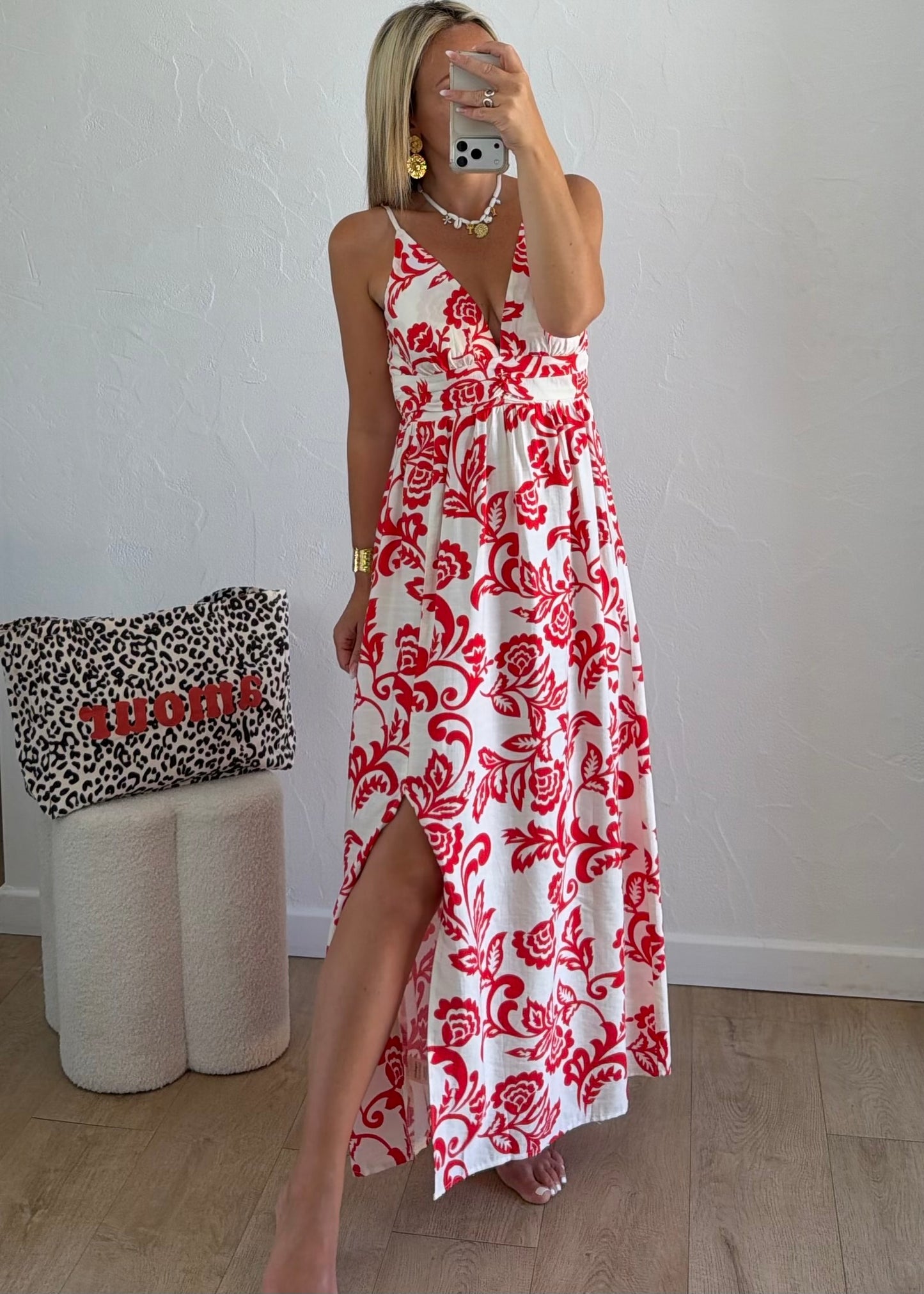 Robe LOANE Rouge