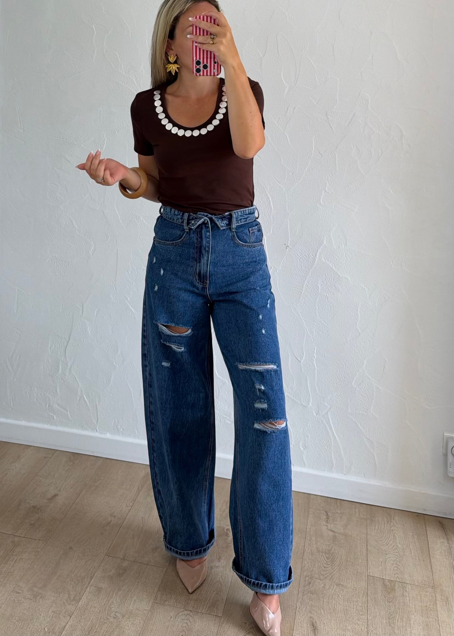 tee-shirt Milo marron