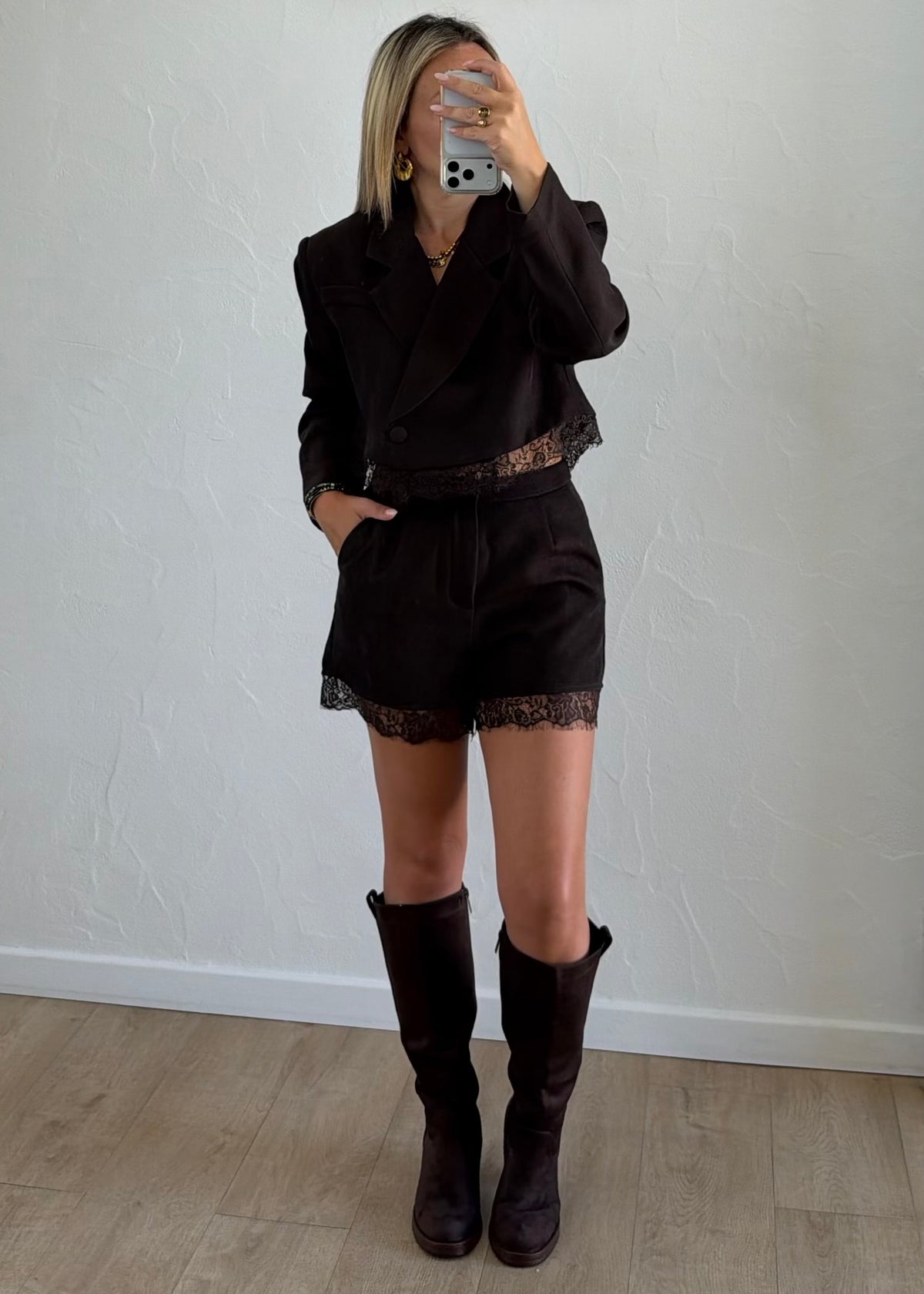 Short Jenna chocolat