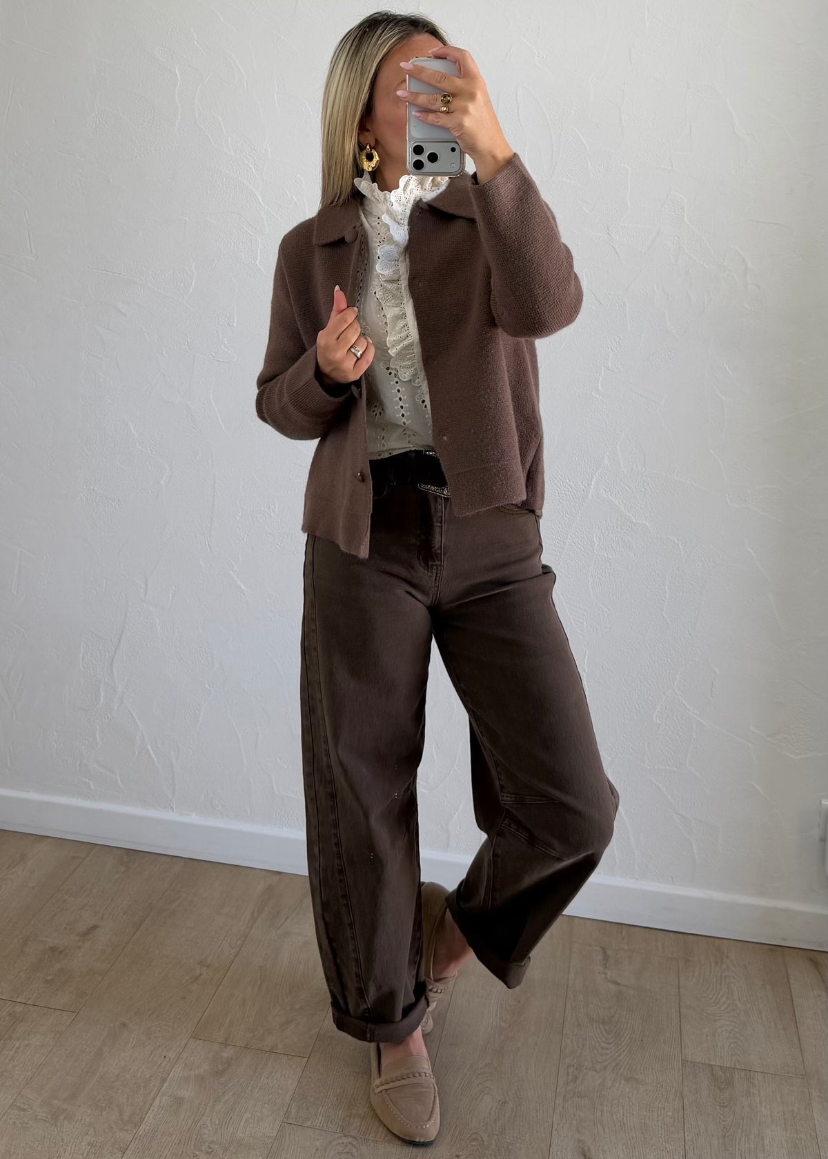Gilet Carla cacao