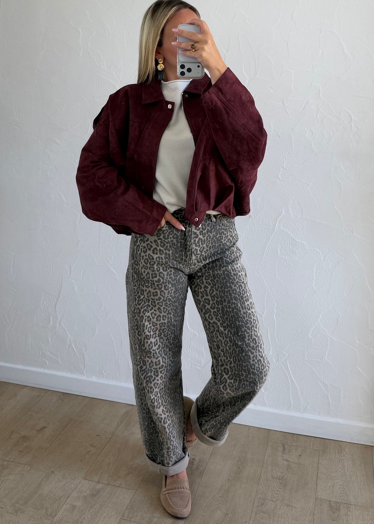 Bombers Aline bordeaux