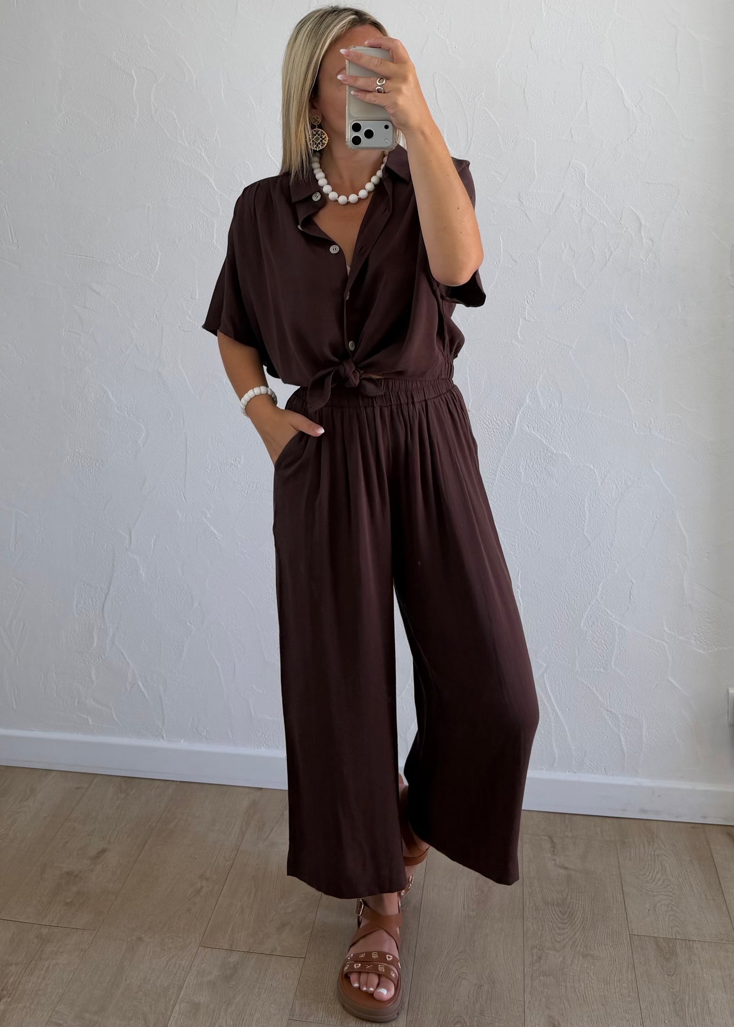 Pantalon JUNE Choco