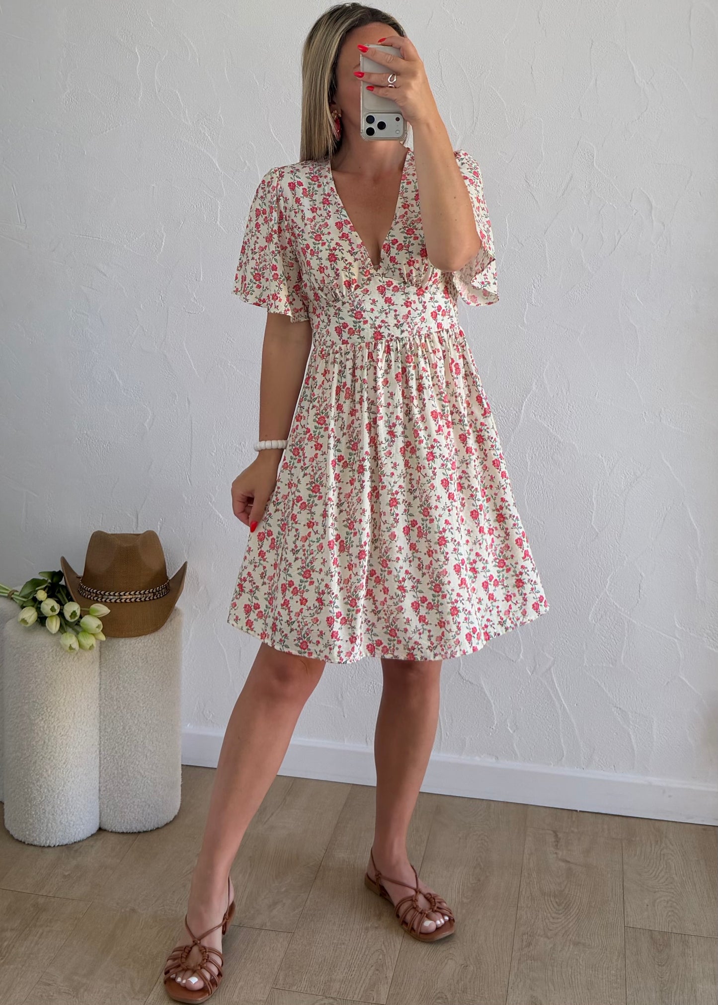 Robe KAYLA Rouge